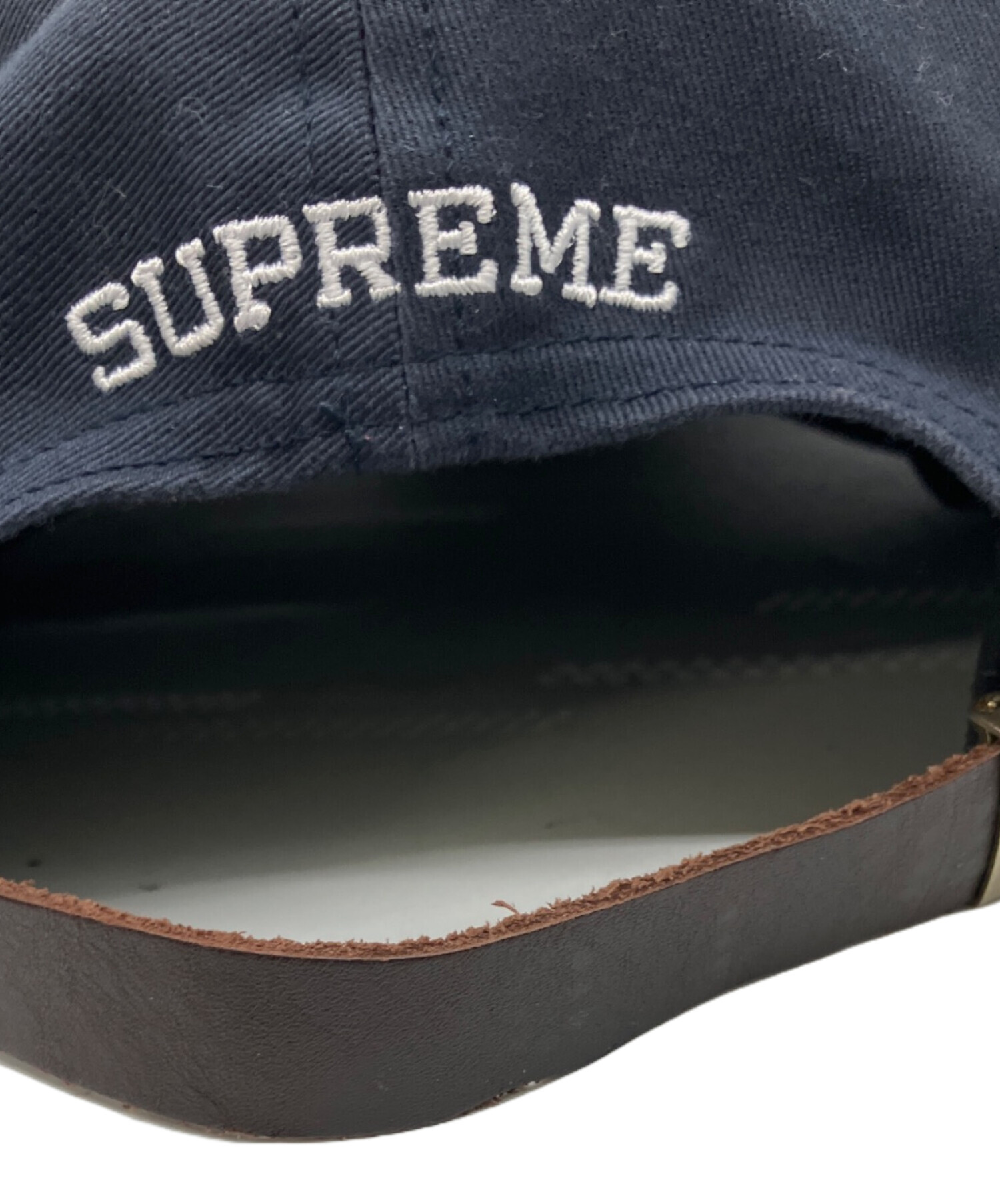 中古・古着通販】SUPREME (シュプリーム) キャップ ネイビー｜ブランド