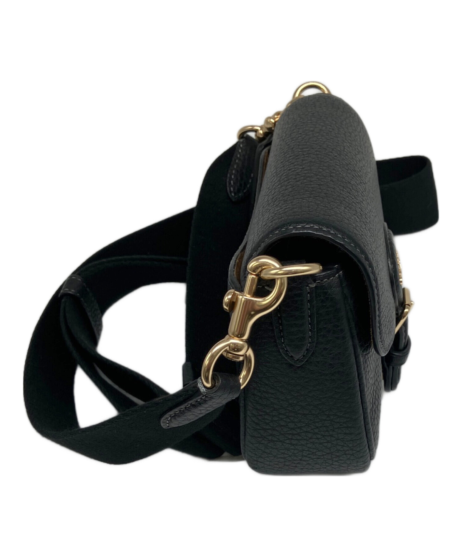 中古・古着通販】COACH (コーチ) ショルダーポーチ ブラック|ブランド 中古・古着通販】COACH (コーチ) ショルダーポーチ ブラック|ブランド