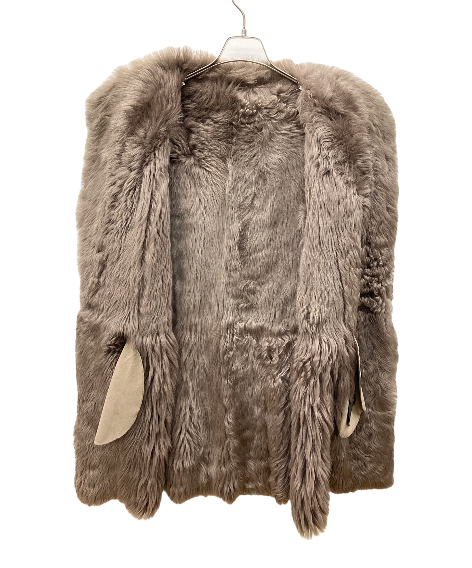 中古・古着通販】JOSEPH (ジョゼフ) ムートンファーコート ブラウン