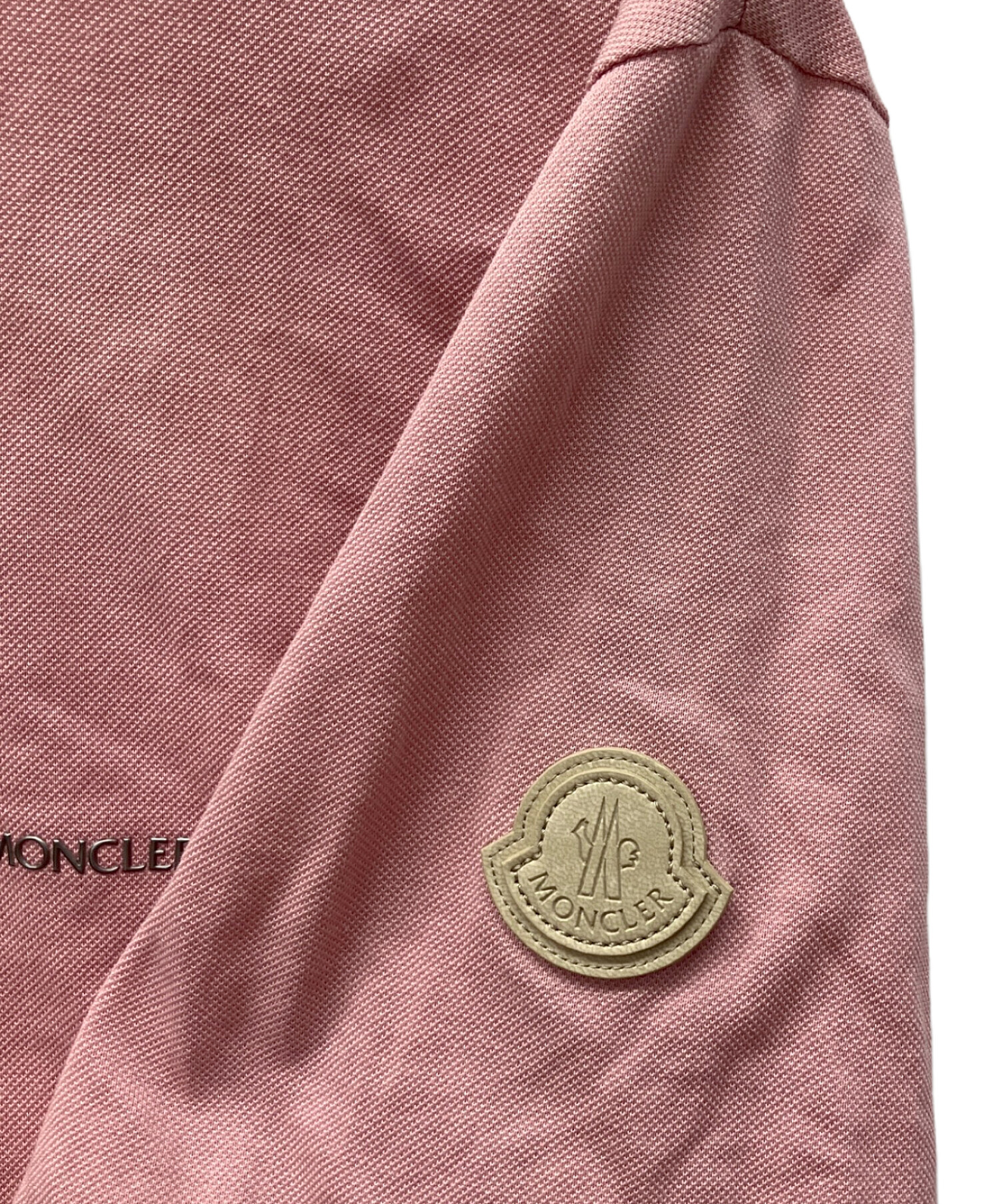 中古・古着通販】MONCLER (モンクレール) ポロシャツ ピンク サイズ:L