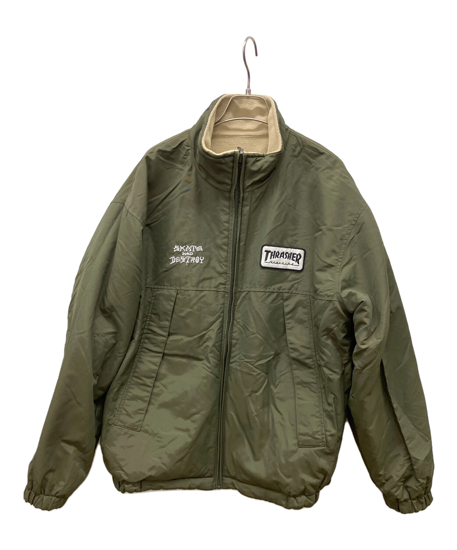 中古・古着通販】THRASHER (スラッシャー) リバーシブルジャケット