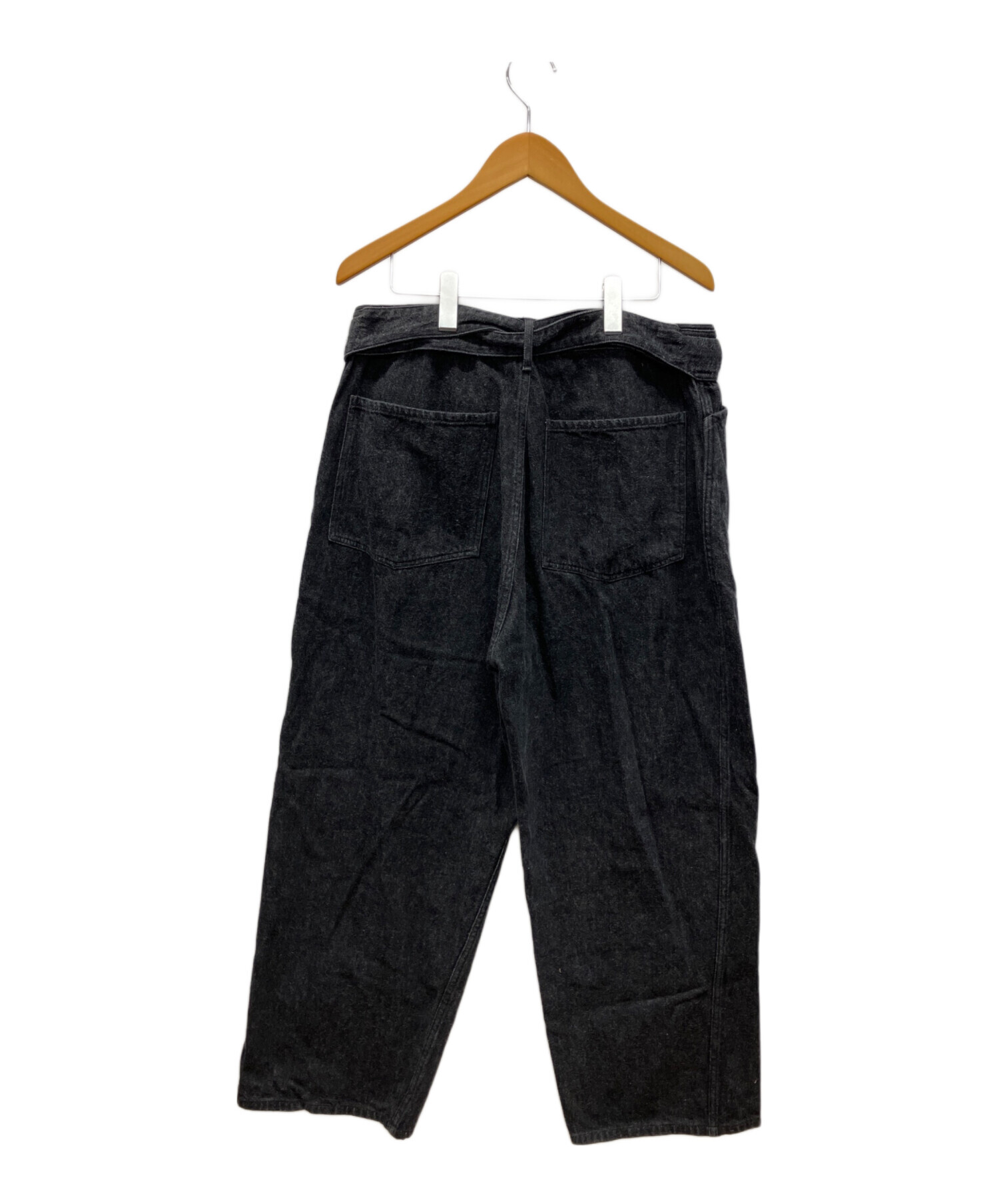 中古・古着通販】COMOLI (コモリ) ベルテッドパンツデニムパンツ 