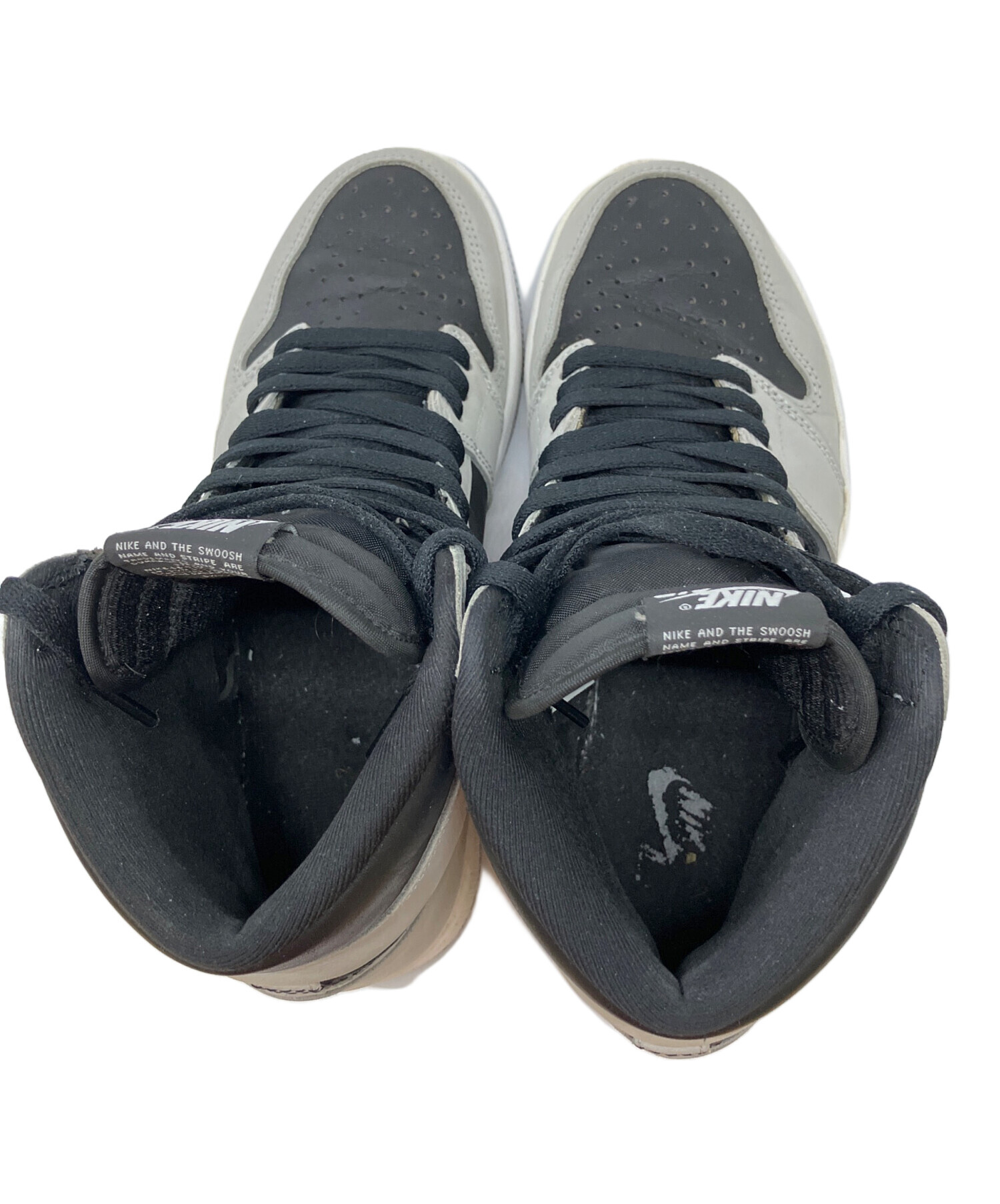 中古・古着通販】NIKE (ナイキ) ハイカットスニーカー ブラック サイズ 