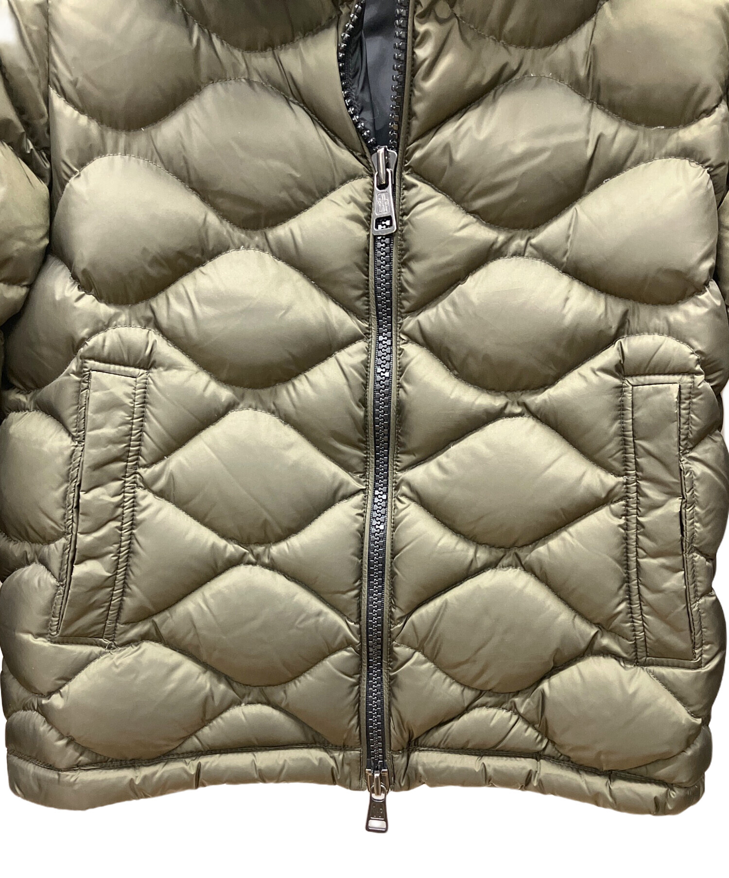 中古・古着通販】MONCLER (モンクレール) ダウンジャケット カーキ 