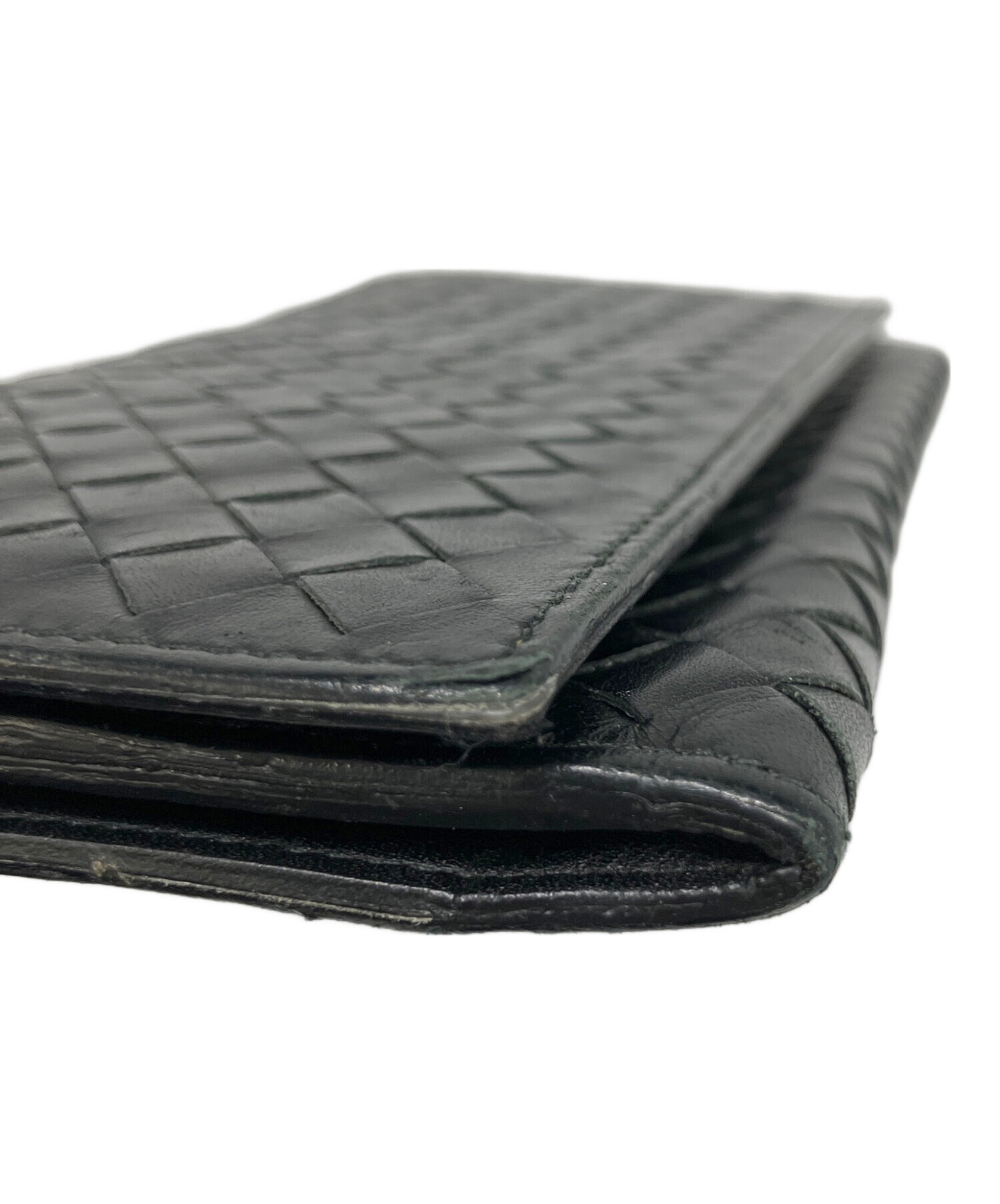 100【未使用級】Bottega Veneta 長財布 中古・古着通販】BOTTEGA VENETA (ボッテガベネタ) 長財布 ブラック