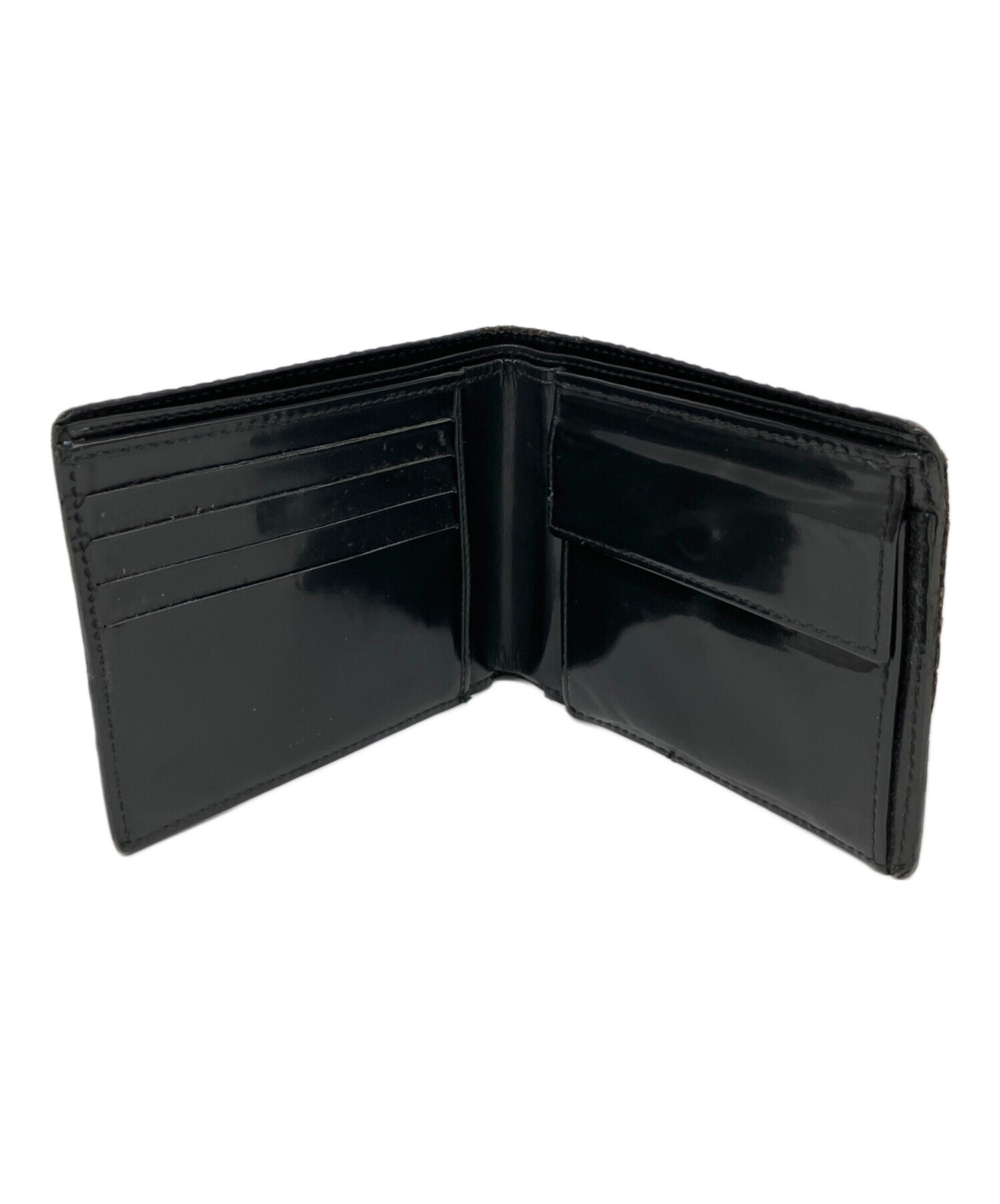 中古・古着通販】DIOR HOMME (ディオール オム) 2つ折り財布 ブラック 