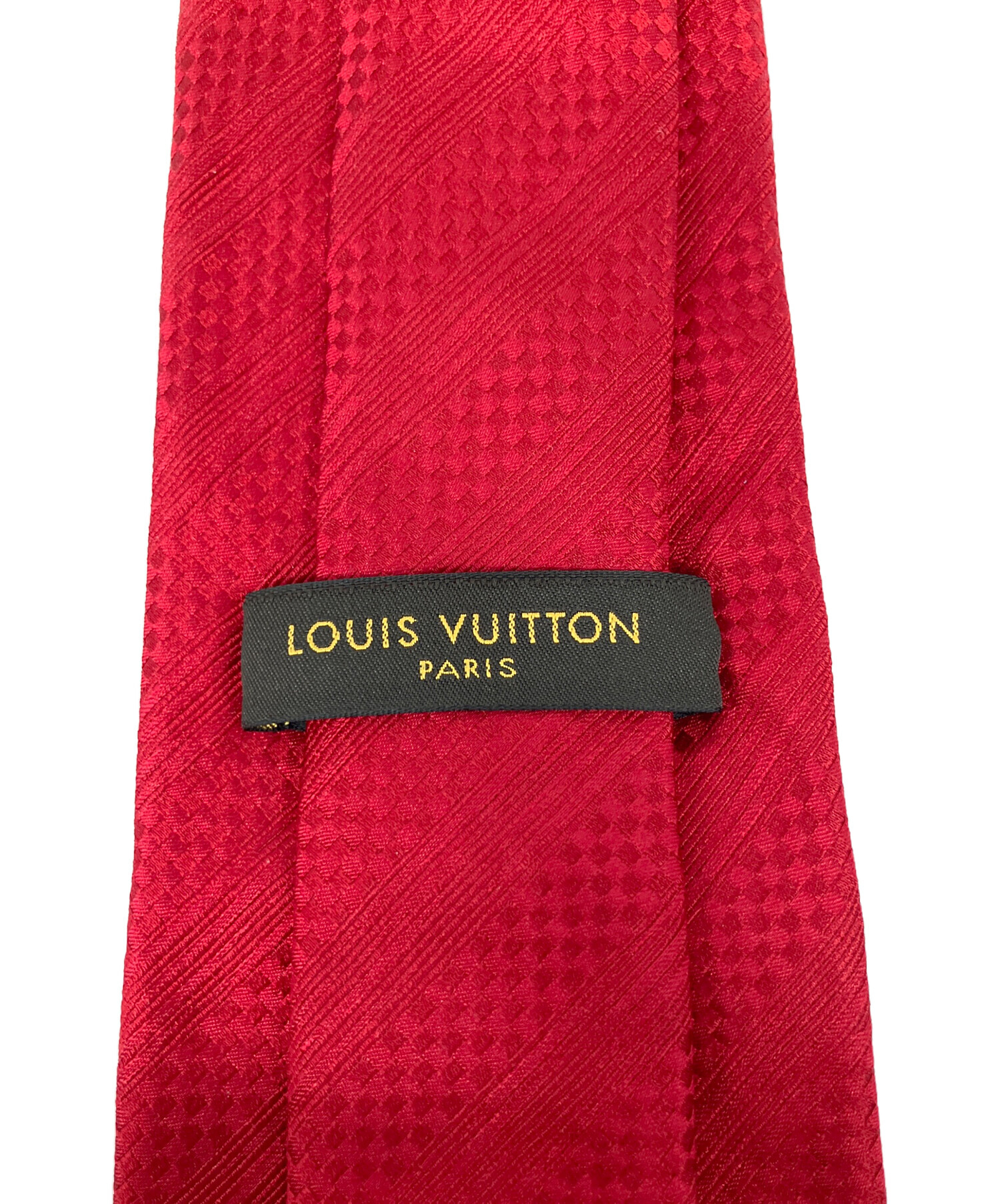 中古・古着通販】LOUIS VUITTON (ルイ ヴィトン) ネクタイ レッド