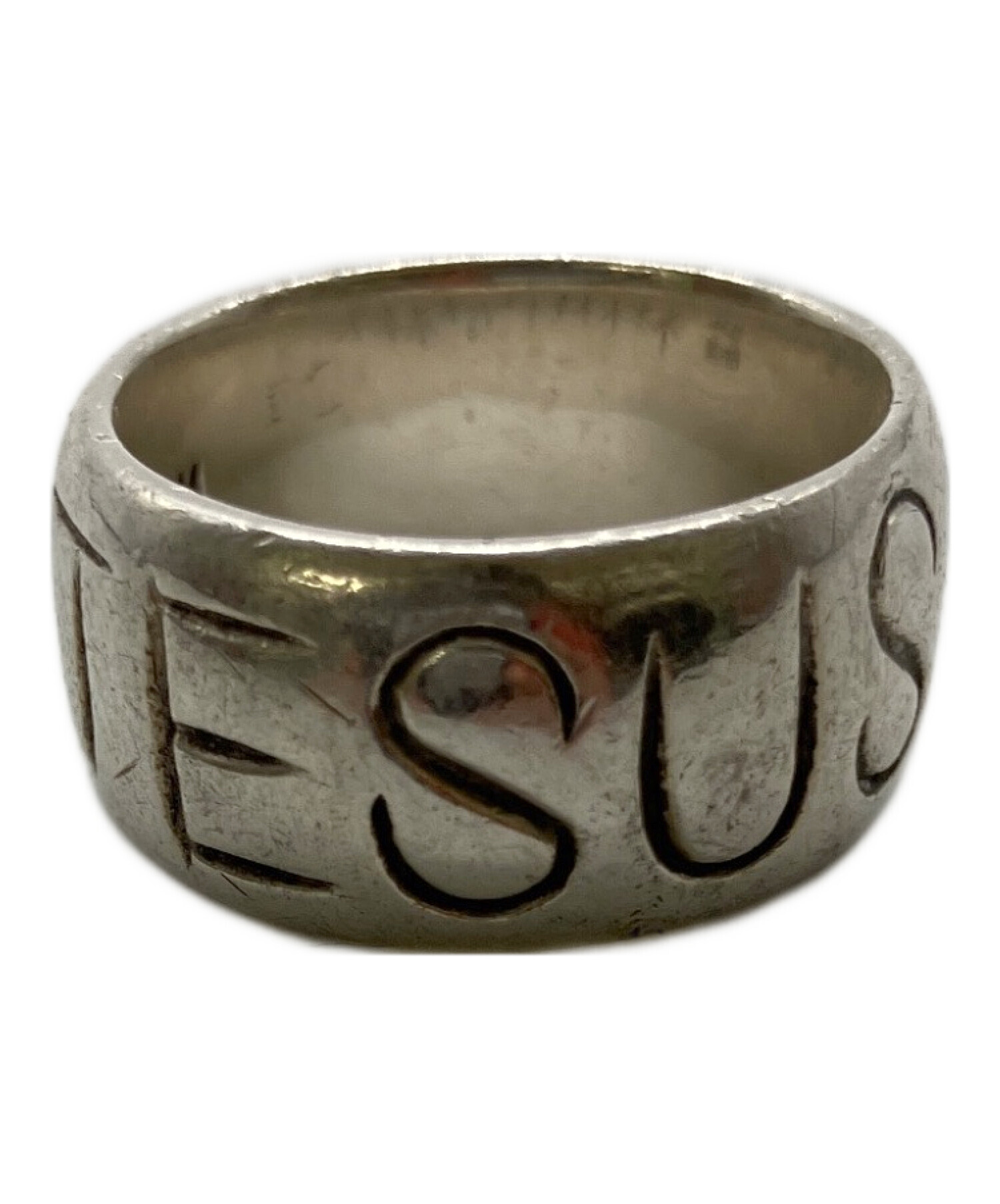 Jesus face シルバーリング　ビンテージ品 中古・古着通販】JESUS (ジェイサス) シルバーリング サイズ:18号