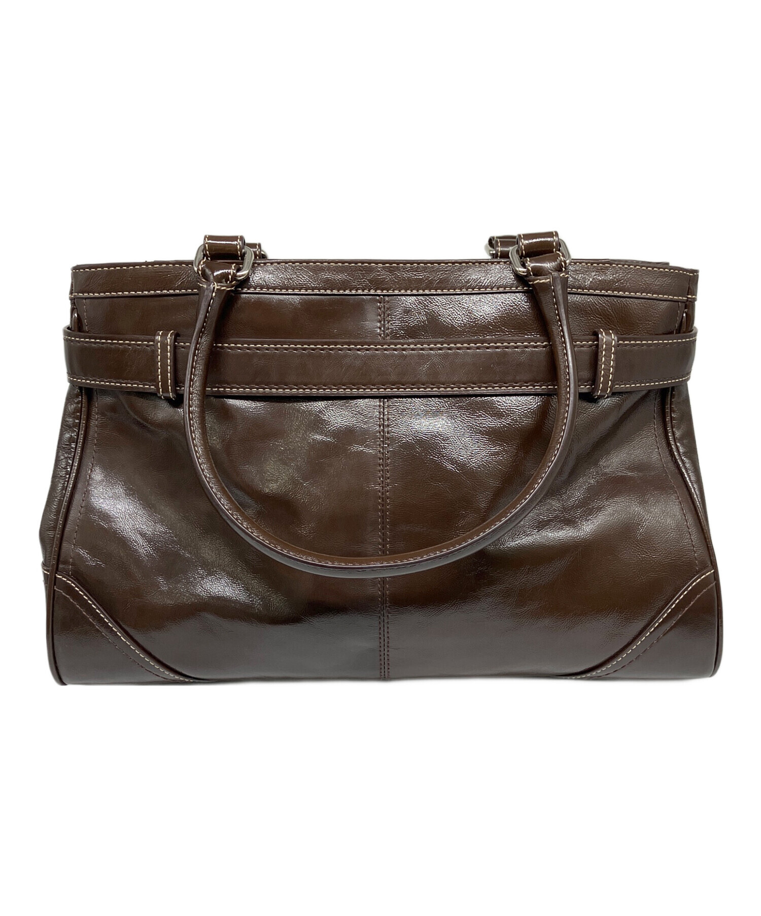 中古・古着通販】COACH (コーチ) トートバッグ ブラウン｜ブランド