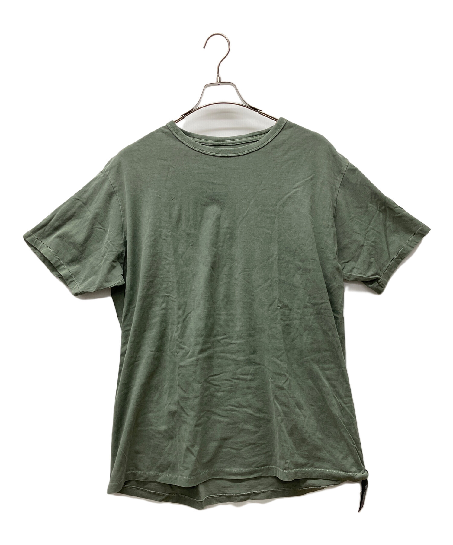 中古・古着通販】RRL (ダブルアールエル) 半袖カットソー オリーブ