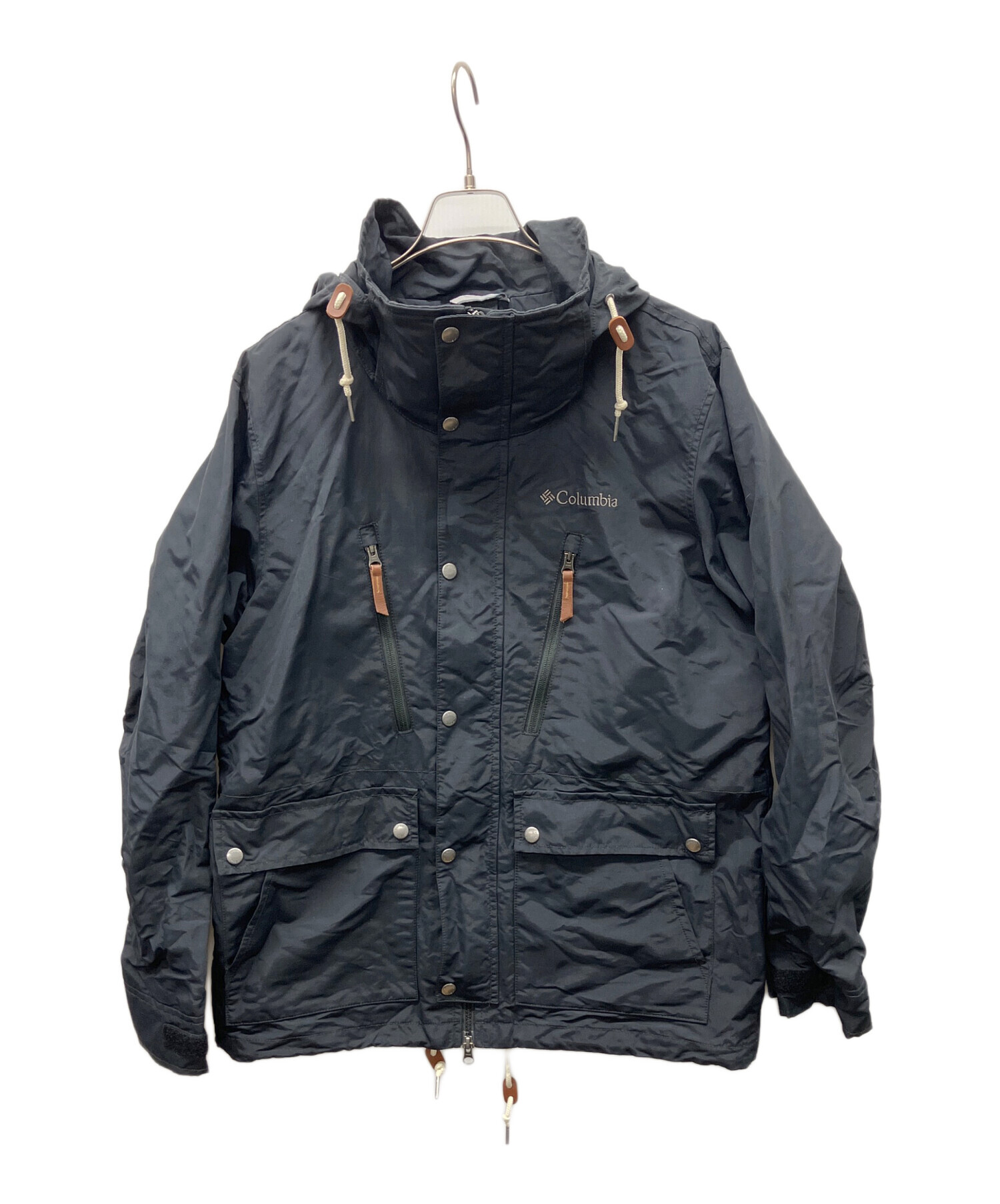 中古・古着通販】Columbia (コロンビア) ナイロンジャケット ブラック