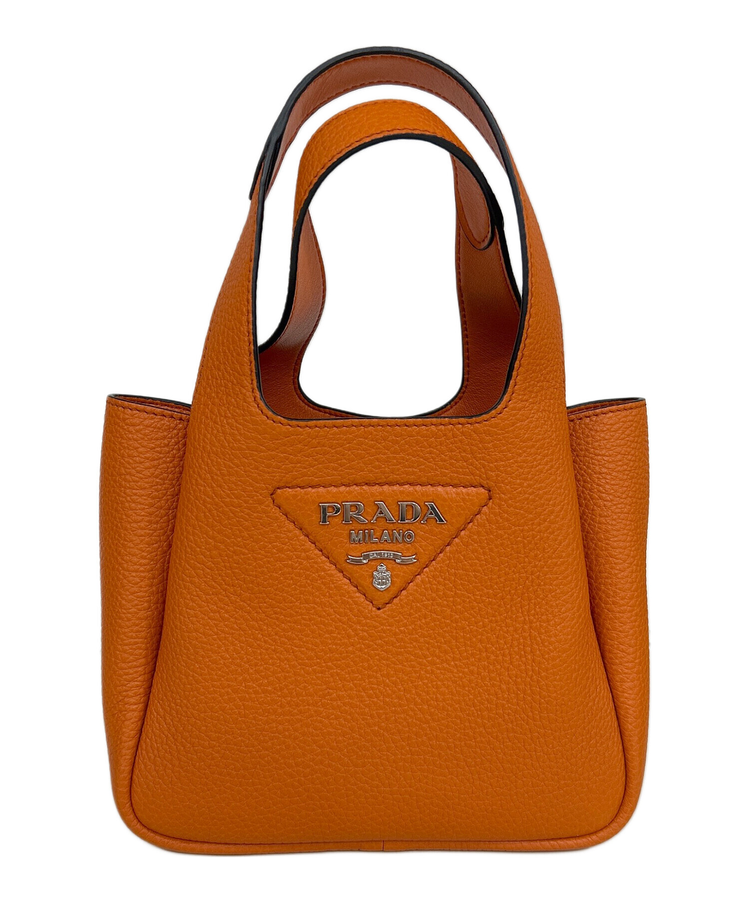 中古・古着通販】PRADA (プラダ) ハンドバッグ オレンジ｜ブランド