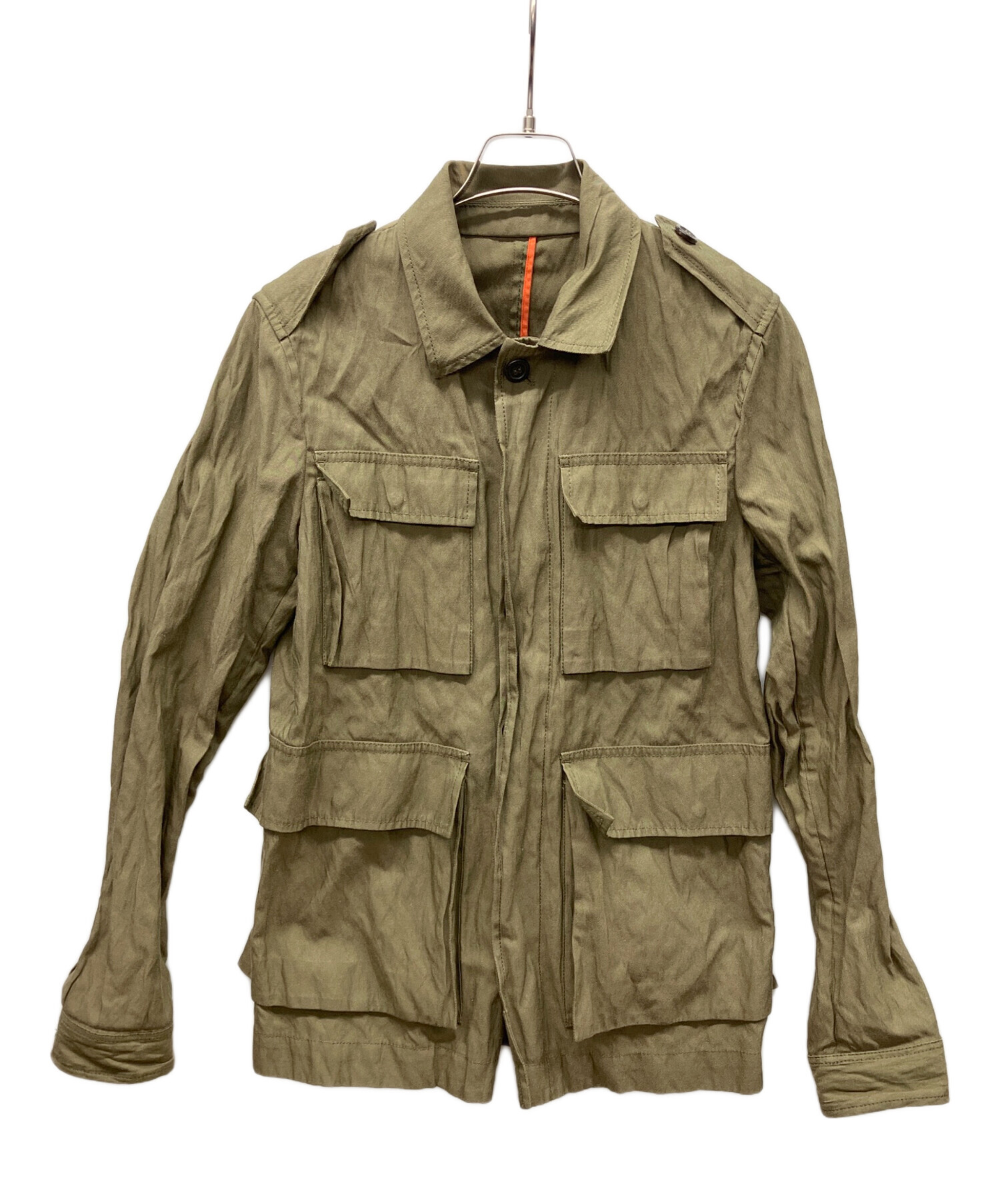 DSQUARED2MA-1スタイルジャケット オリーブ色 中古・古着通販】DSQUARED2 (ディースクエアード) サファリジャケット