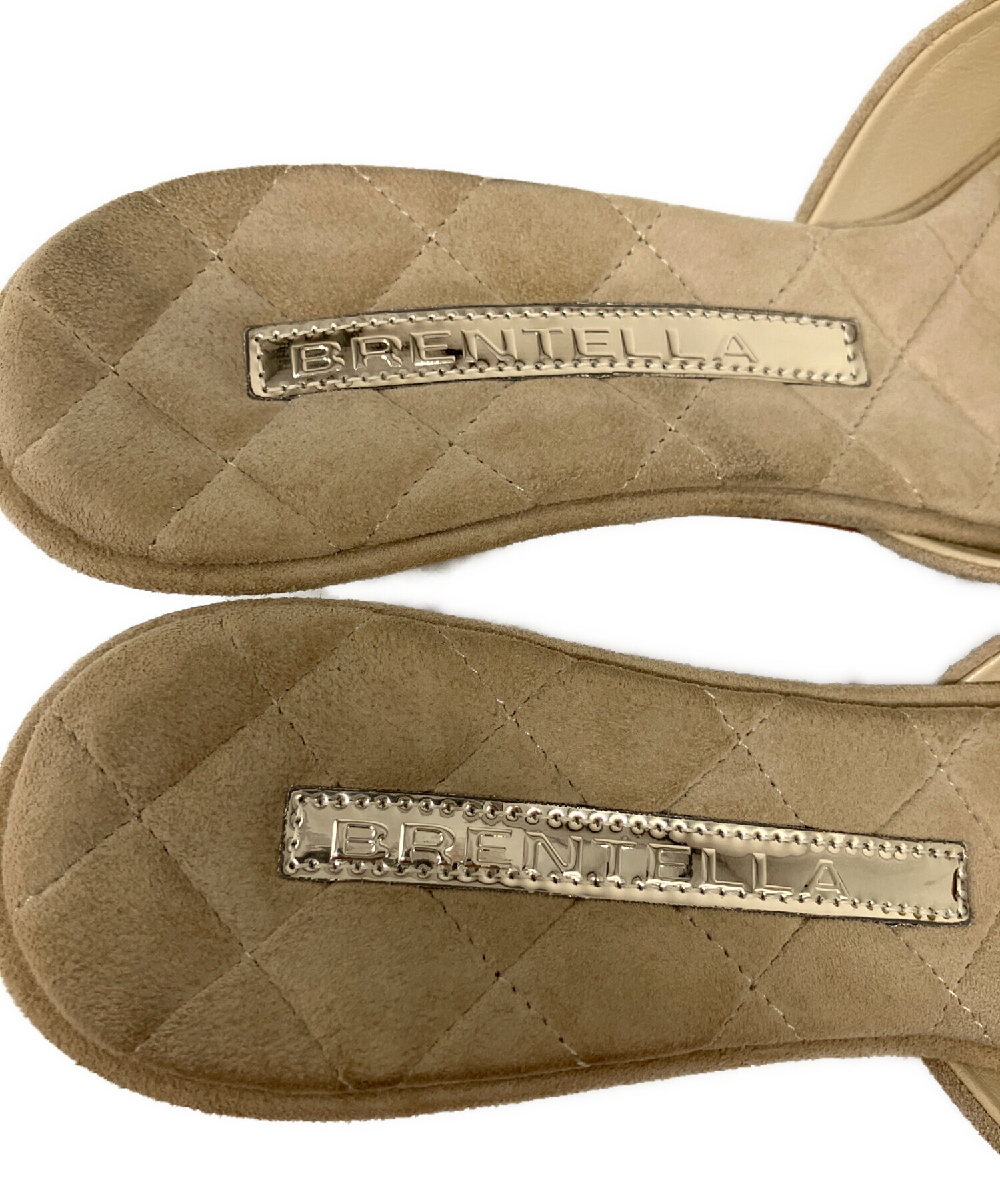 中古・古着通販】BRENTELLA (ブレンテッラ) ミュール ベージュ サイズ