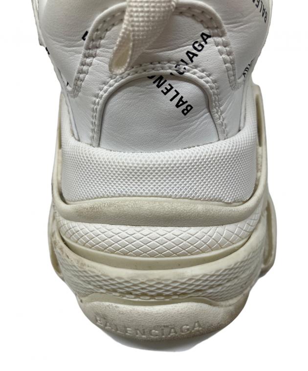 BALENCIAGA 厚底スニーカー 37 ホワイト 中古・古着通販】BALENCIAGA (バレンシアガ) ダットスニーカー