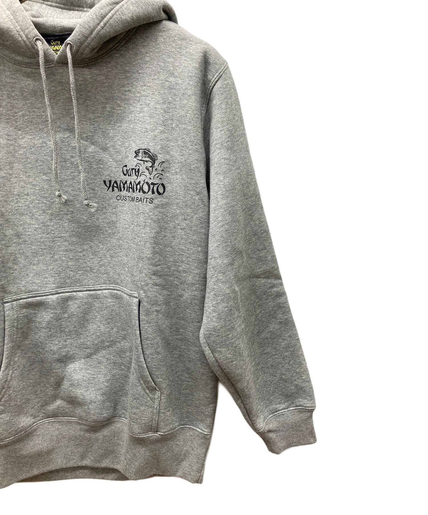 Gary YAMAMOTO ゲーリーヤマモト フードジャケット ライトグレー 中古・古着通販】GARY YAMAMOTO (ゲーリーヤマモト) パーカー グレー
