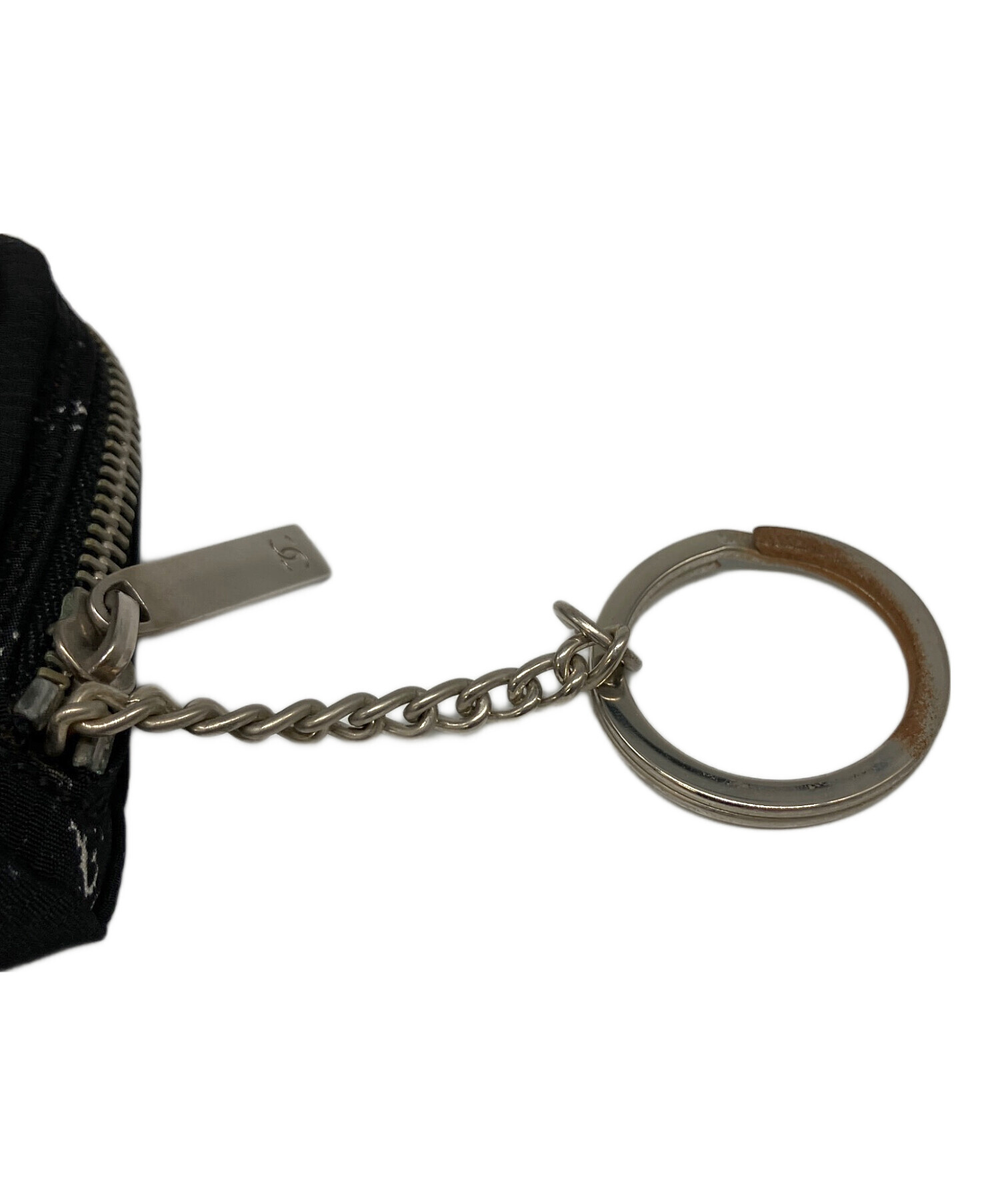 中古・古着通販】CHANEL (シャネル) ポーチ/トラベルライン ブラック