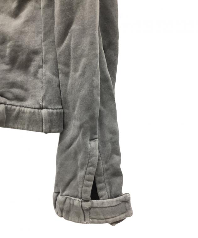 新品同様 PRADA プラダ シルクブレンド ジップパーカー ジャケット サイズ44 グレー レディース 古着 中古 USED PRADA - 新品同様 PRADA プラダ シルクブレンド ジップパーカー