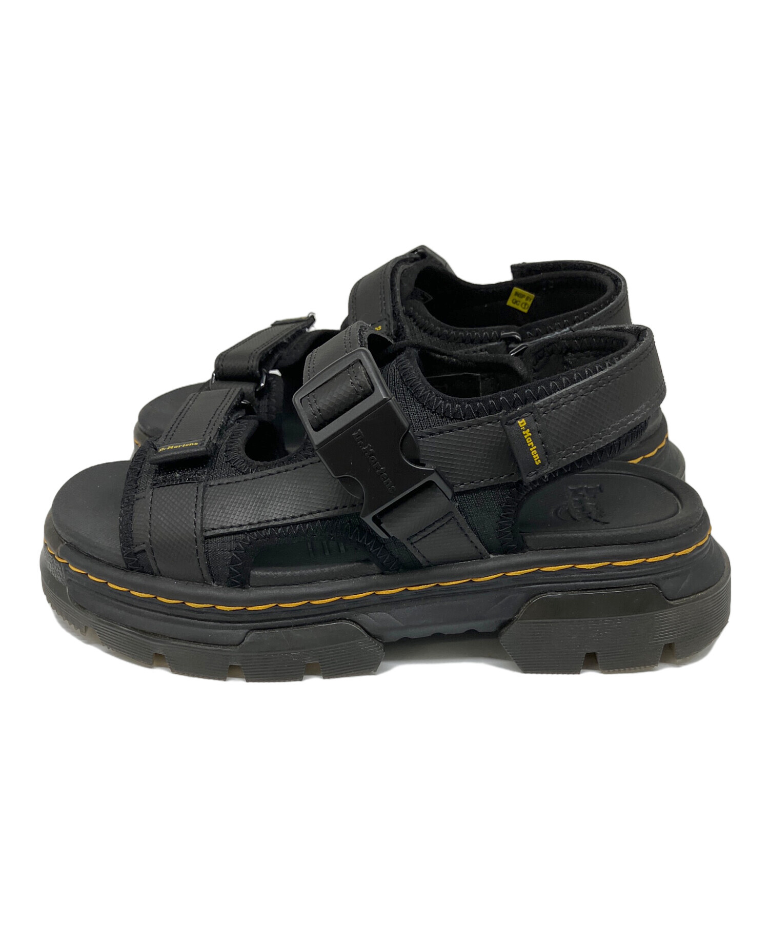 未使用試着のみ Dr.Martens ドクターマーチン スライドサンダル UK7 中古・古着通販】Dr.Martens (ドクターマーチン) サンダル ブラック