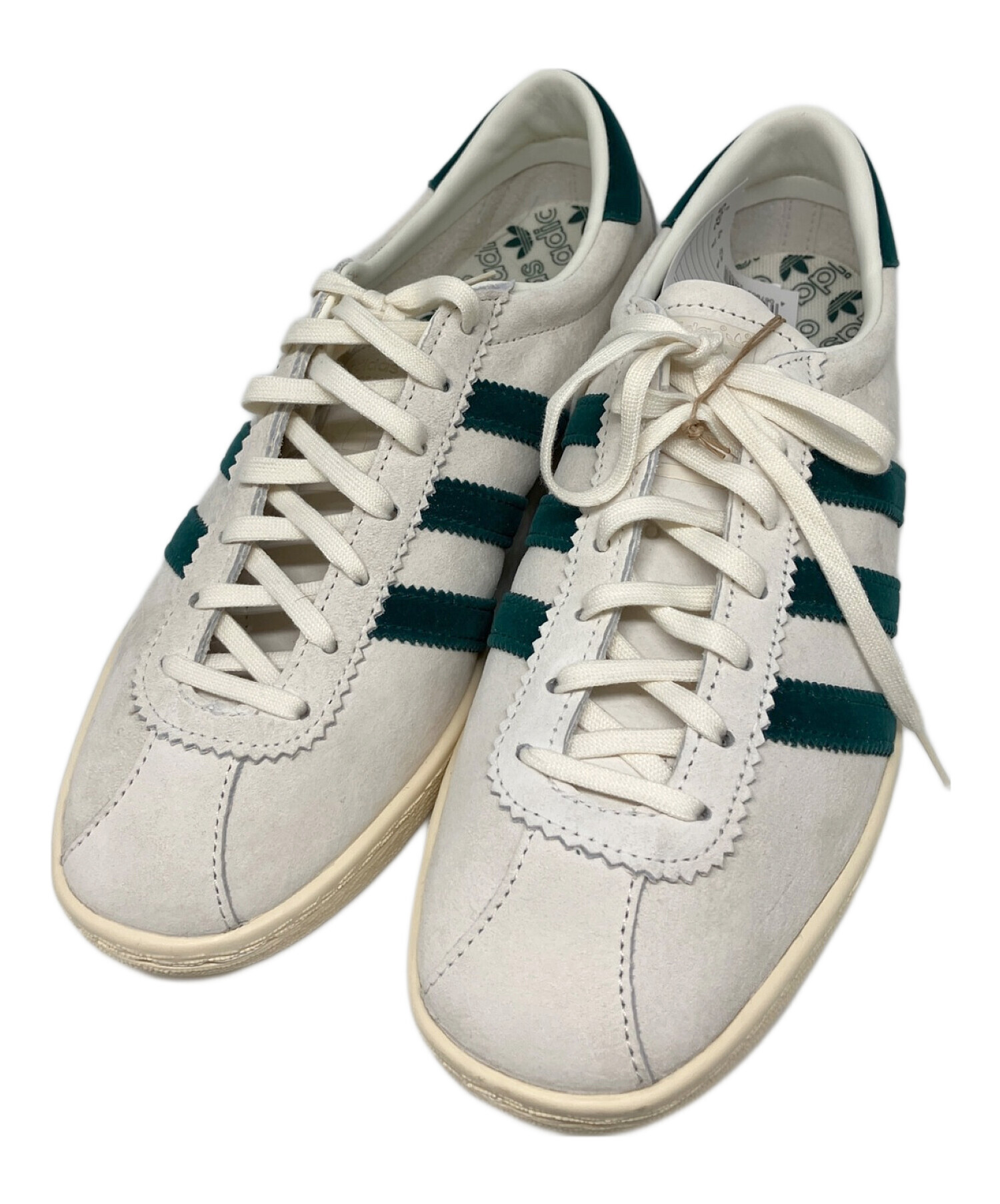 中古・古着通販】adidas (アディダス) スニーカー グリーン×ホワイト 