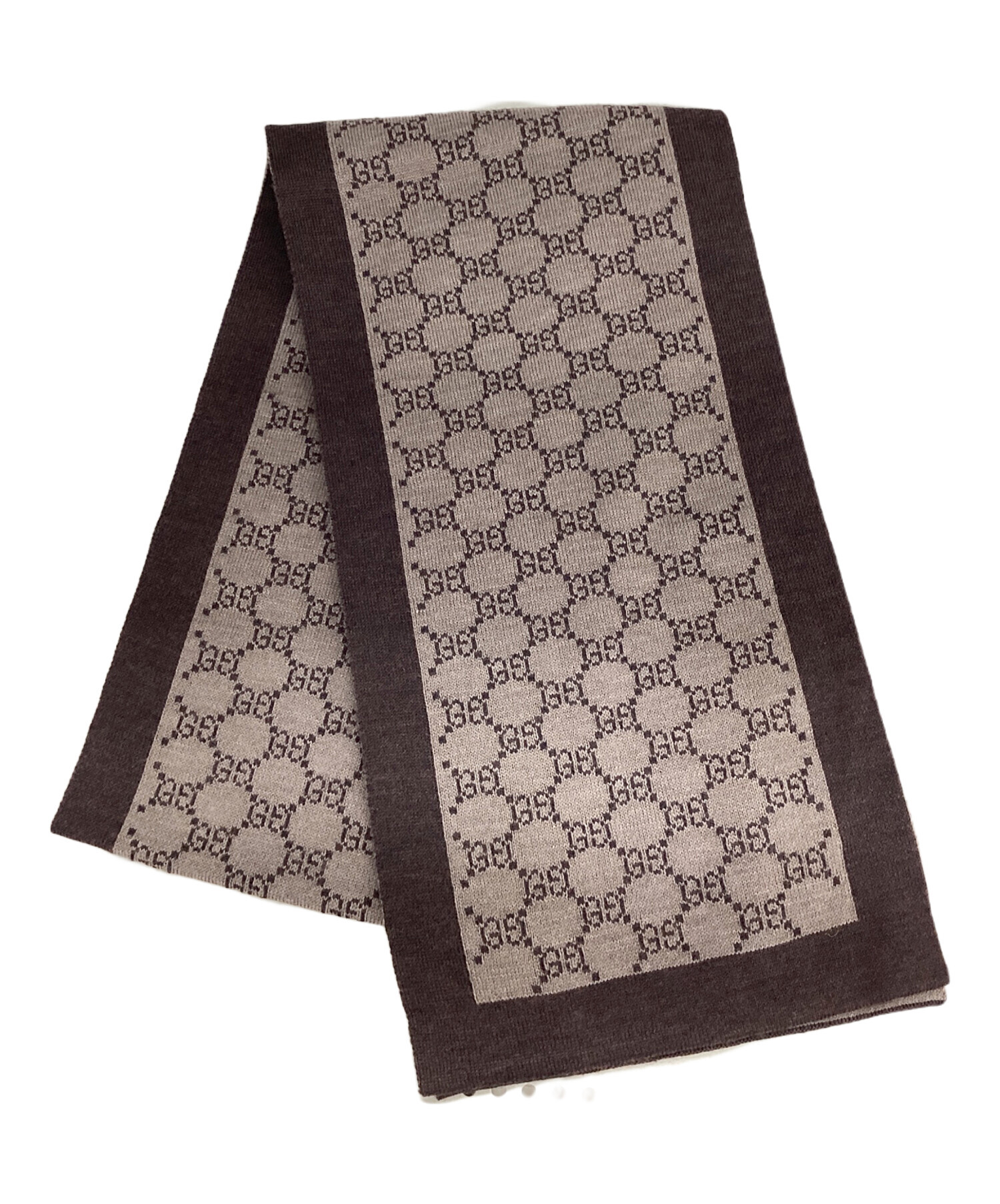 GUCCI　グッチマフラー　中古 中古・古着通販】GUCCI (グッチ) マフラー ブラウン｜ブランド・古着