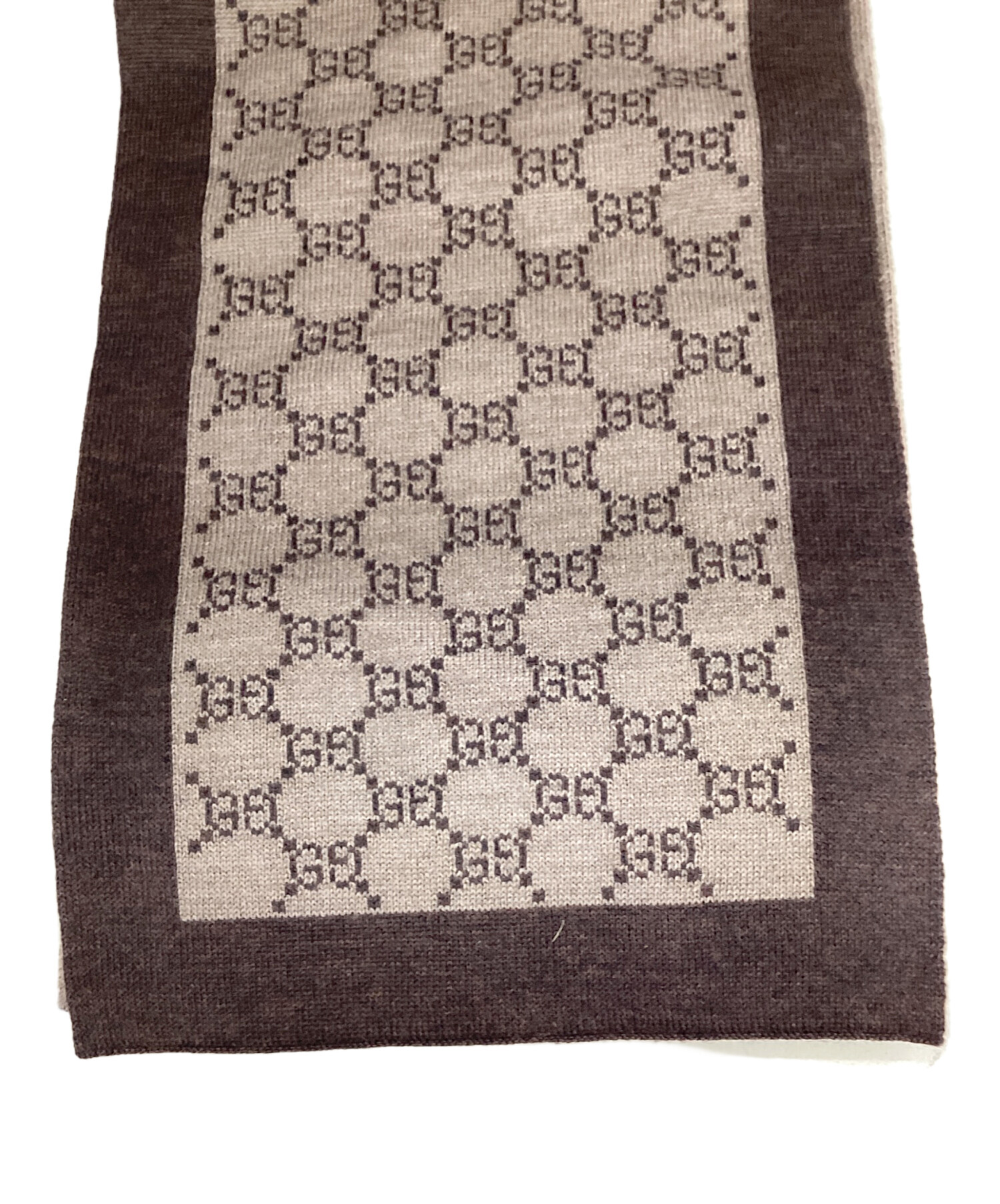 中古・古着通販】GUCCI (グッチ) マフラー ブラウン｜ブランド・古着