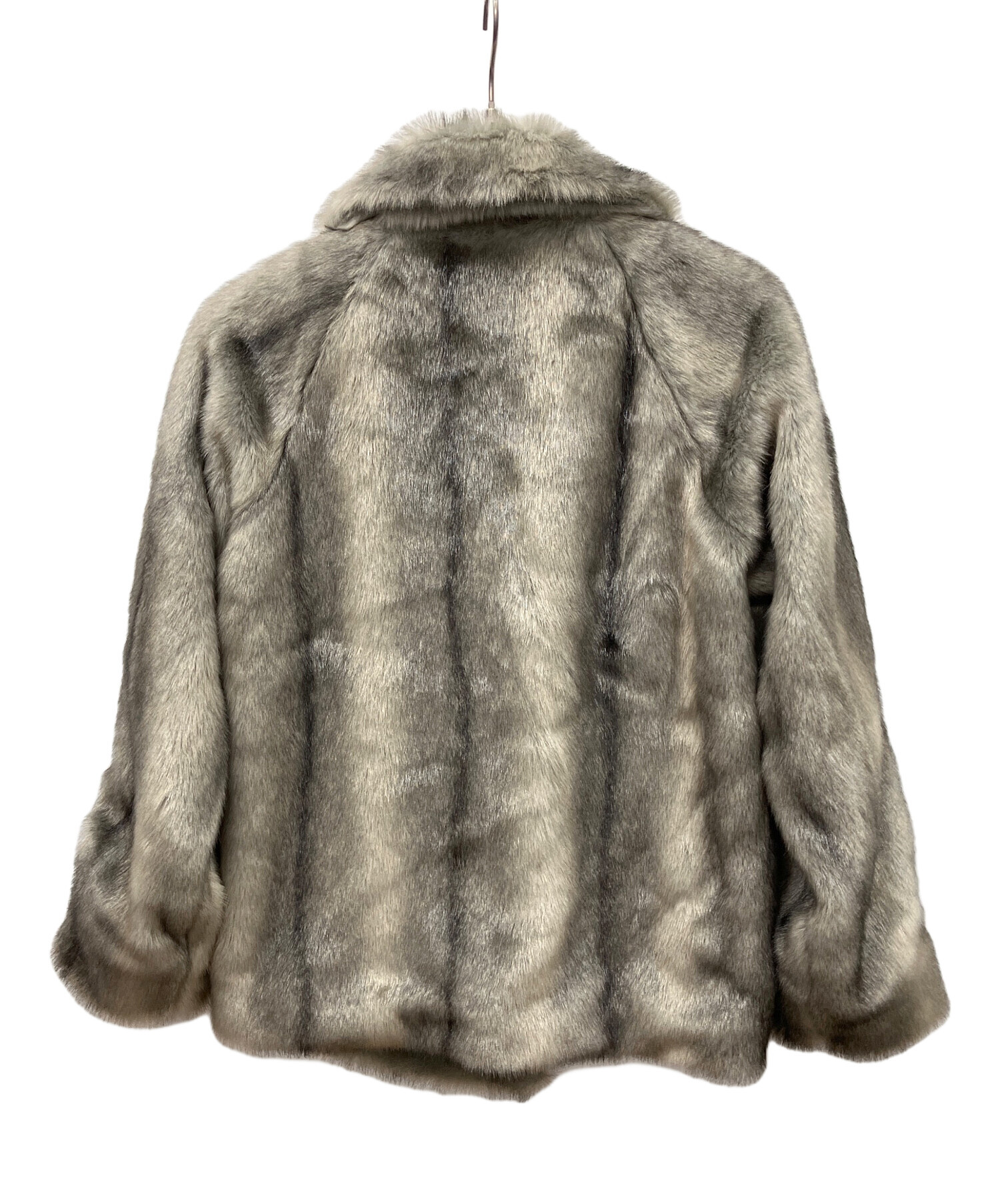 中古・古着通販】EMODA (エモダ) ファージャケット グレー サイズ:free