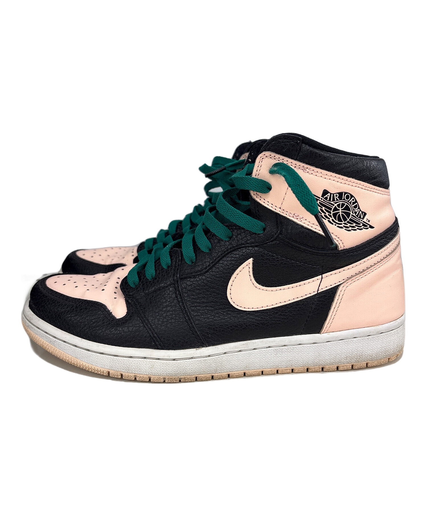 中古・古着通販】NIKE (ナイキ) スニーカー ピンク×ブラック サイズ:28 
