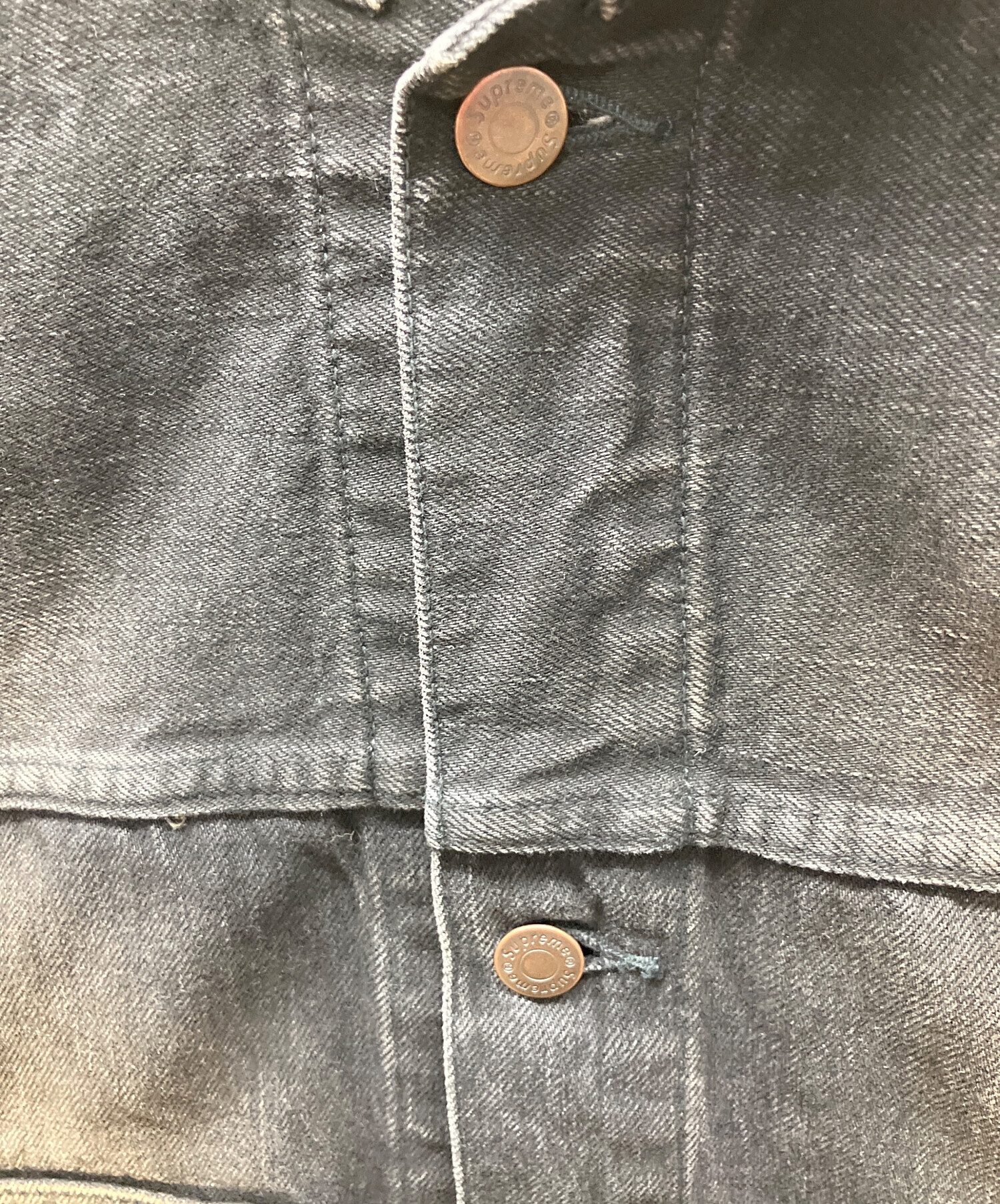 中古・古着通販】SUPREME (シュプリーム) Distressed Selvedge Trucker