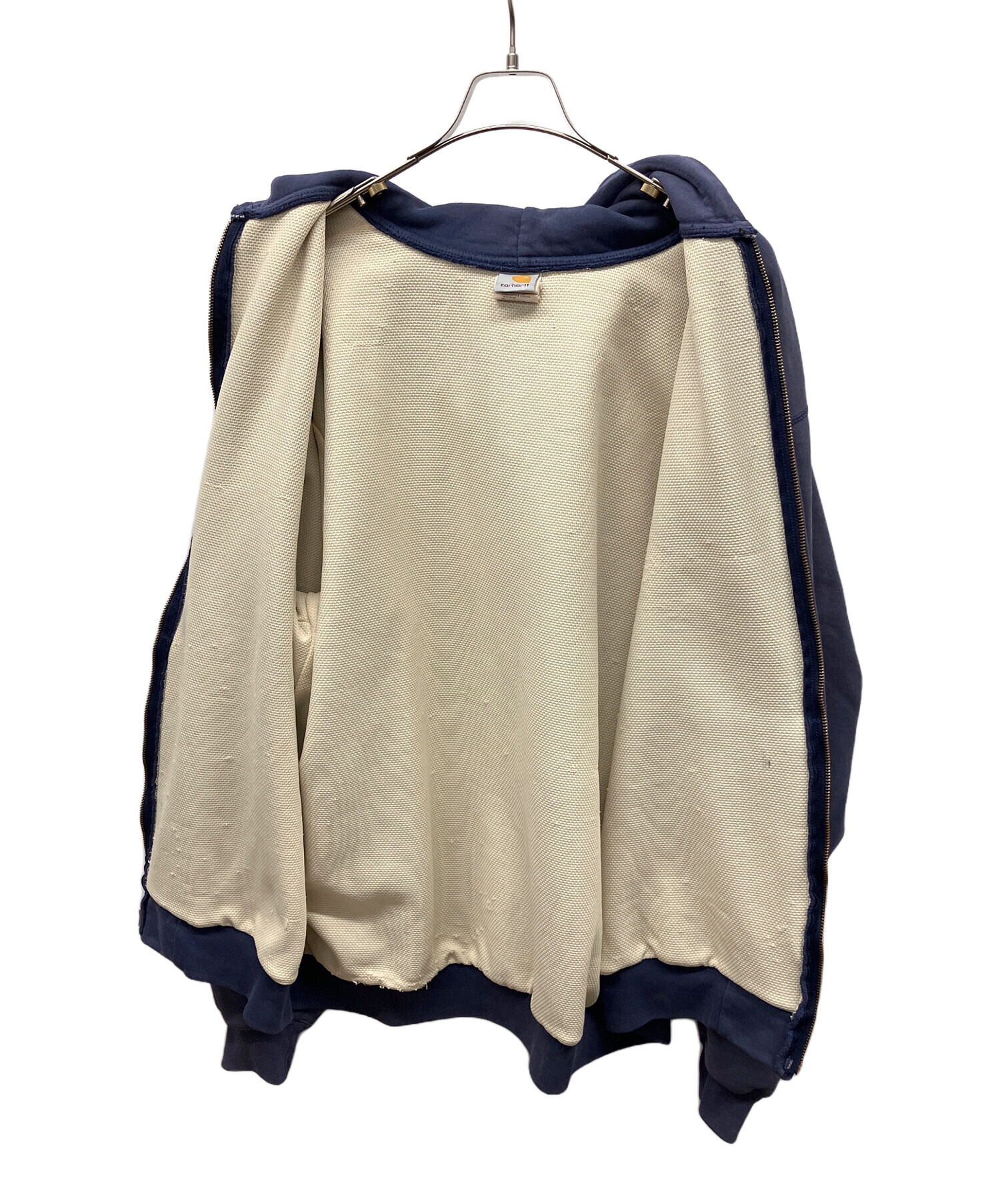中古・古着通販】CarHartt (カーハート) ジップパーカー ネイビー