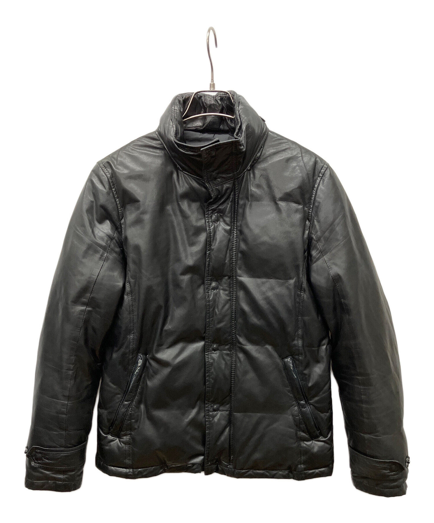 ISAMU KATAYAMA BACKLASH【レザー ダウン ジャケット】M 中古・古着通販】ISAMU KATAYAMA BACKLASH (イサムカタヤマ・バック