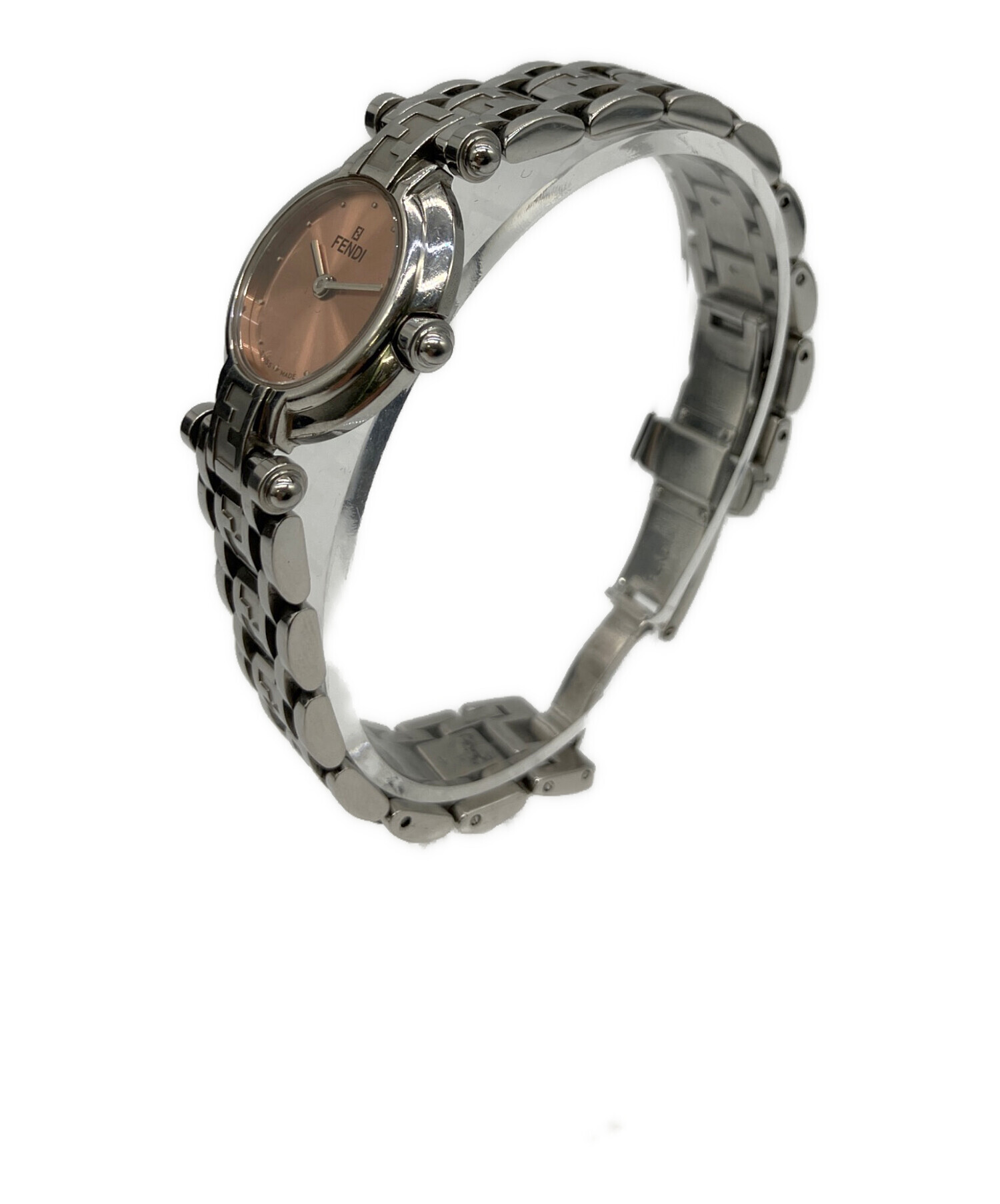 中古・古着通販】FENDI (フェンディ) 腕時計 ピンク｜ブランド・古着