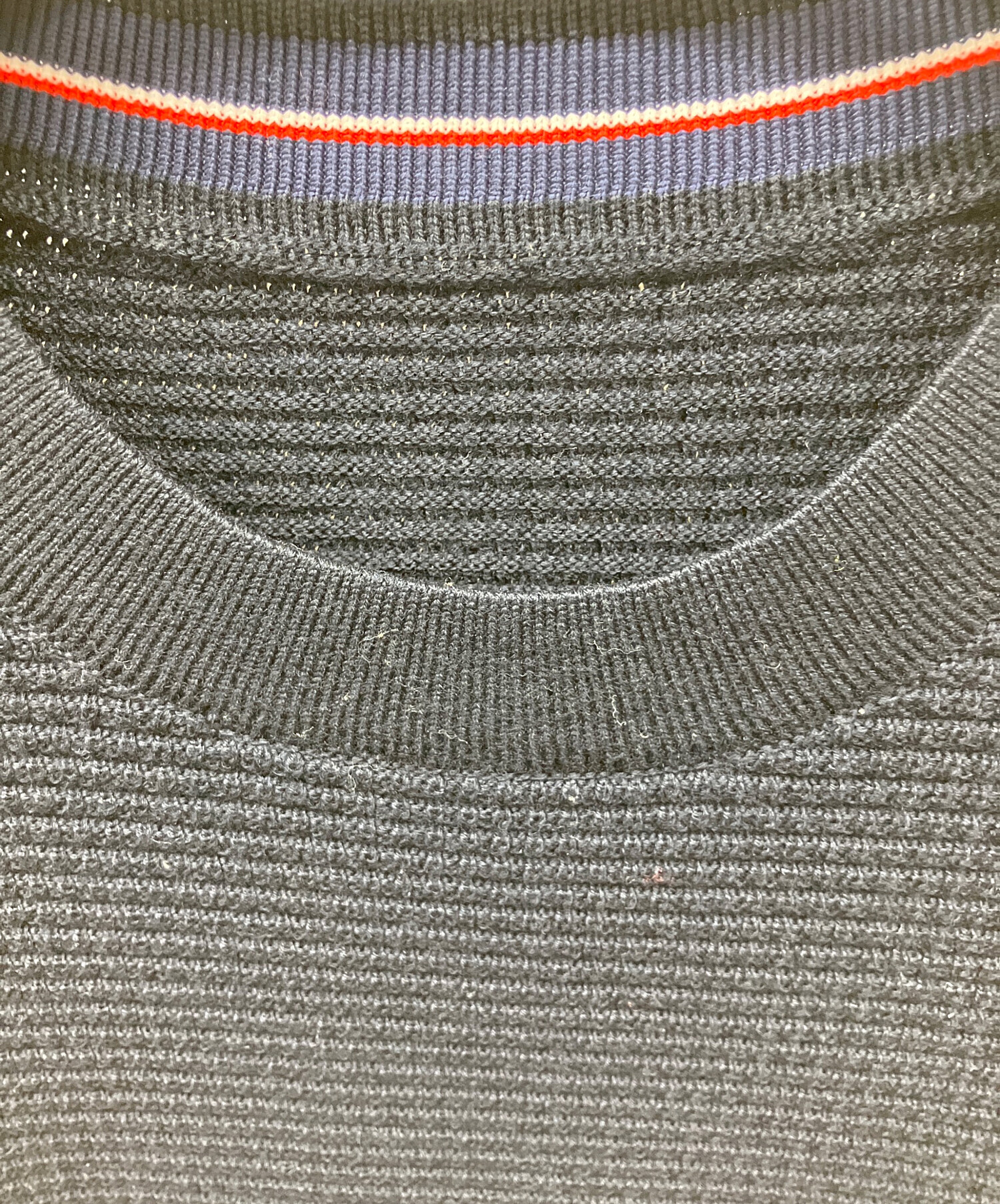 中古・古着通販】MONCLER (モンクレール) 薄手ニット ネイビー サイズ 中古・古着通販】MONCLER (モンクレール) 薄手ニット ネイビー サイズ