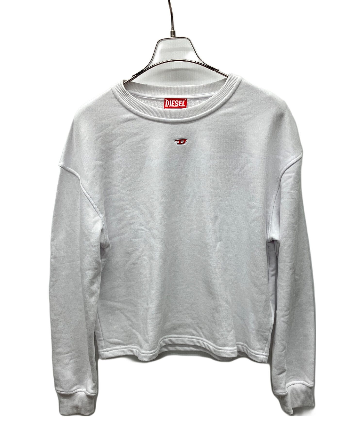 中古・古着通販】DIESEL (ディーゼル) スウェット ホワイト サイズ:M