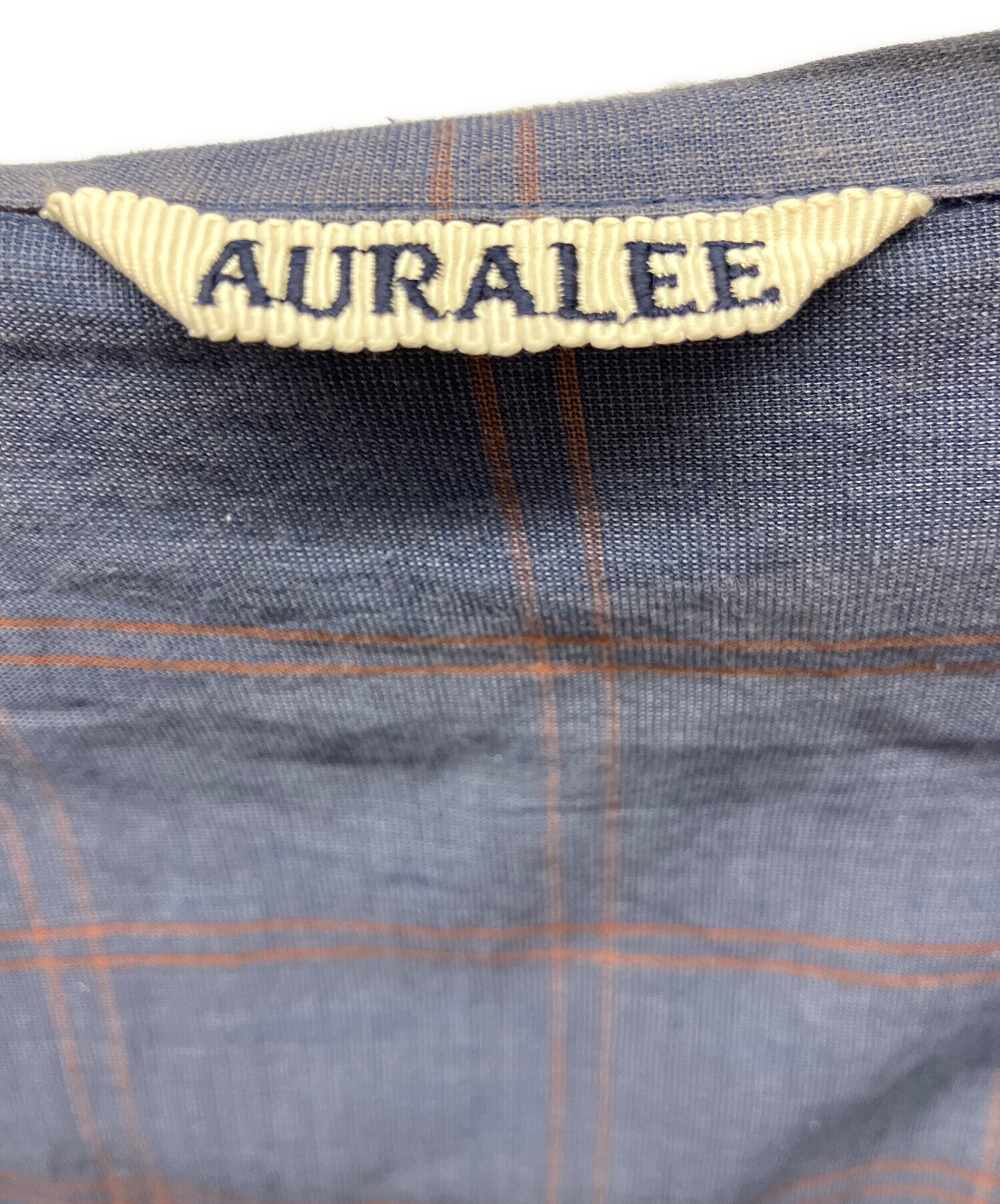 中古・古着通販】AURALEE (オーラリー) 長袖シャツ ネイビー サイズ:L