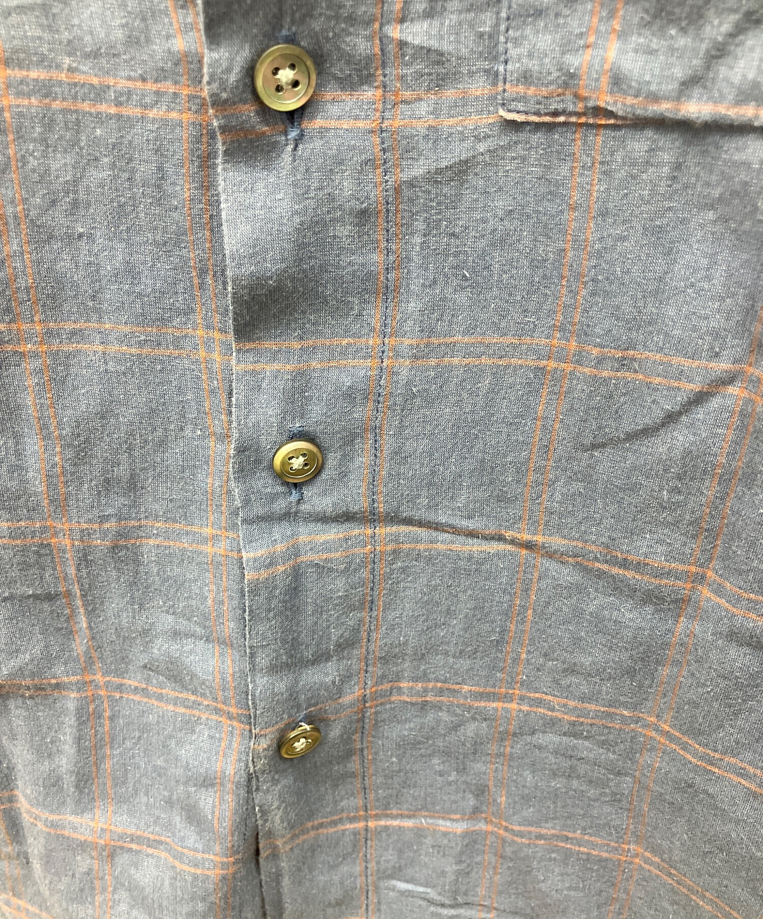 中古・古着通販】AURALEE (オーラリー) 長袖シャツ ネイビー サイズ:L