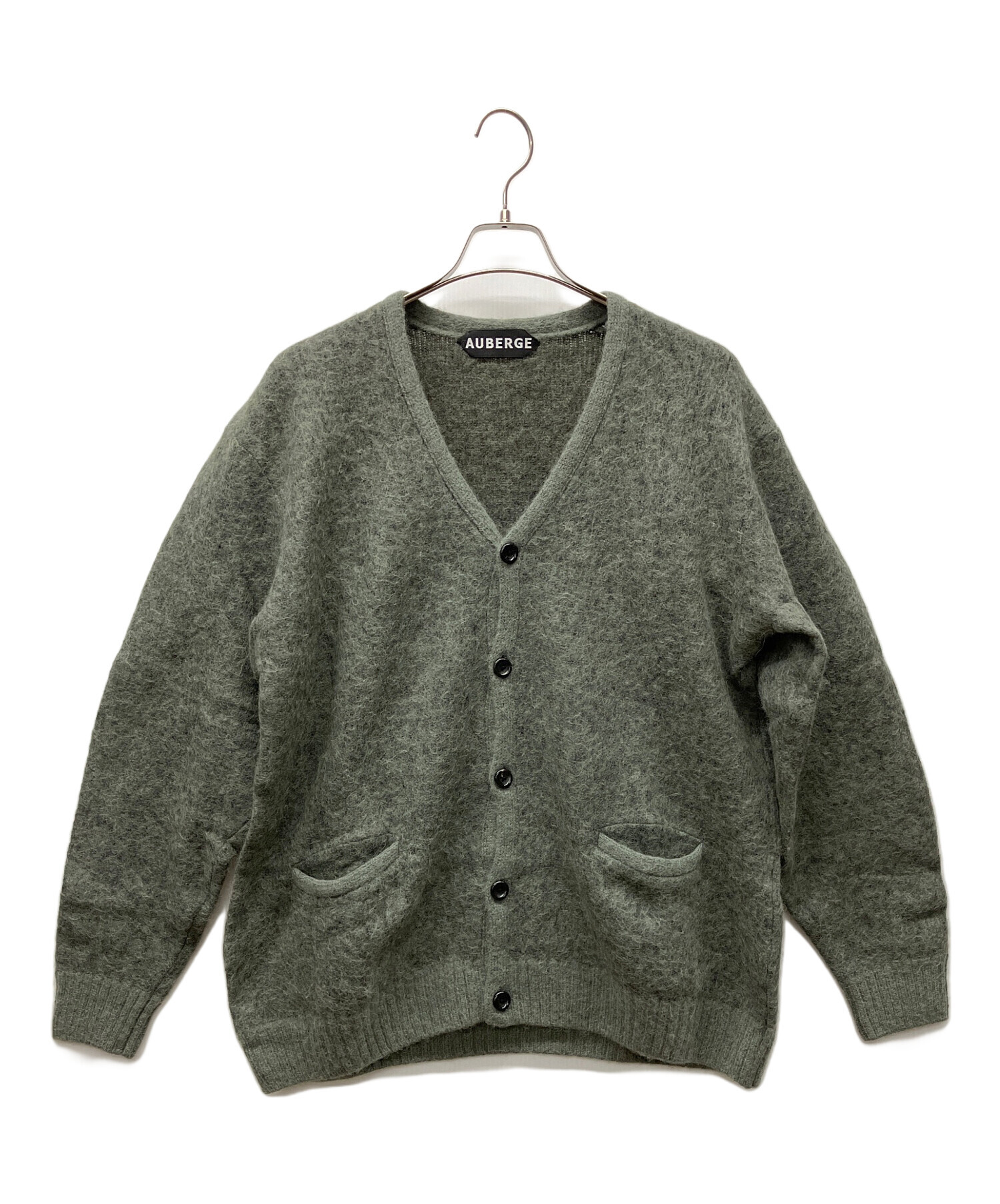 中古・古着通販】AUBERGE (オーベルジュ) 厚手カーディガン グリーン