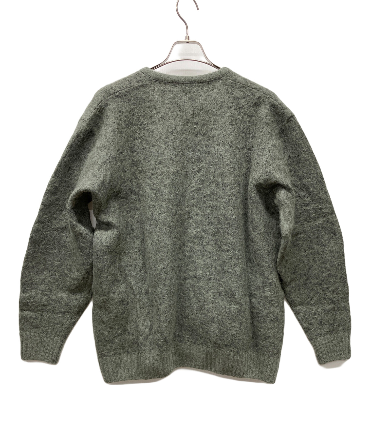 中古・古着通販】AUBERGE (オーベルジュ) 厚手カーディガン グリーン