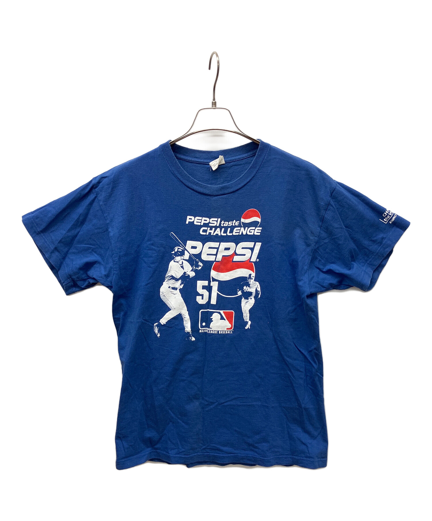 中古・古着通販】PEPSI (ペプシ) 半袖カットソー ブルー サイズ:free 
