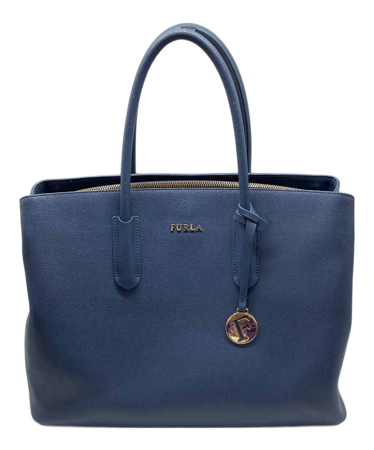 中古・古着通販】FURLA (フルラ) トートバッグ ブルー｜ブランド・古着 