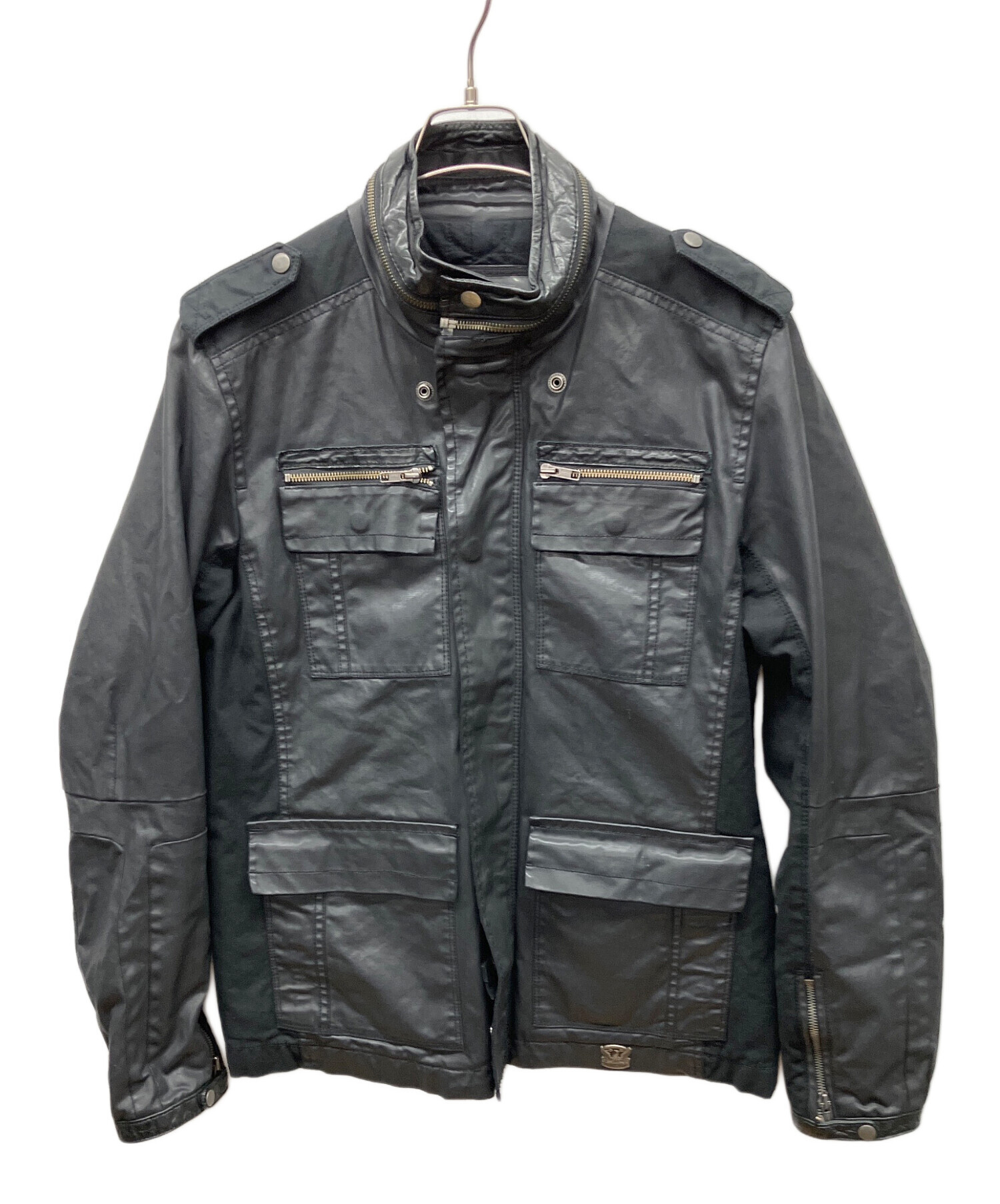 diesel レザー ジャケット DIESEL レザージャケット S 本革 ブラック