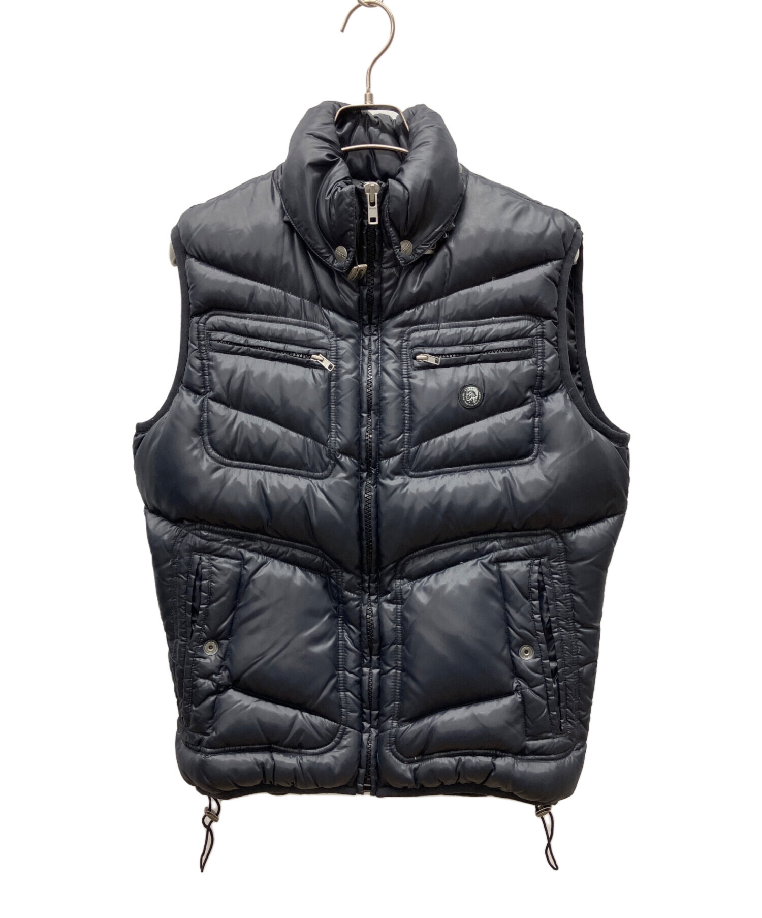 中古・古着通販】DIESEL (ディーゼル) ダウンベスト ブラック サイズ:L