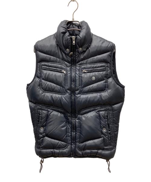 中古・古着通販】DIESEL (ディーゼル) ダウンベスト ブラック サイズ:L