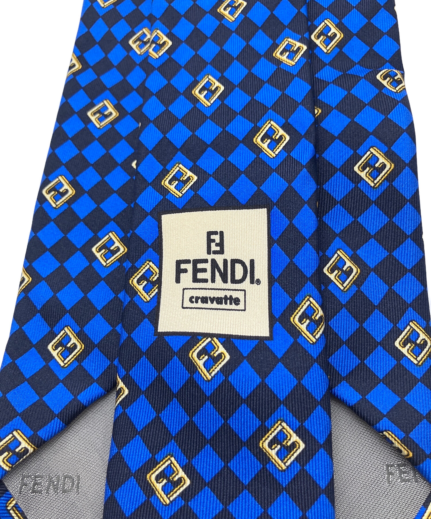 中古・古着通販】FENDI (フェンディ) ネクタイ ブルー サイズ:free