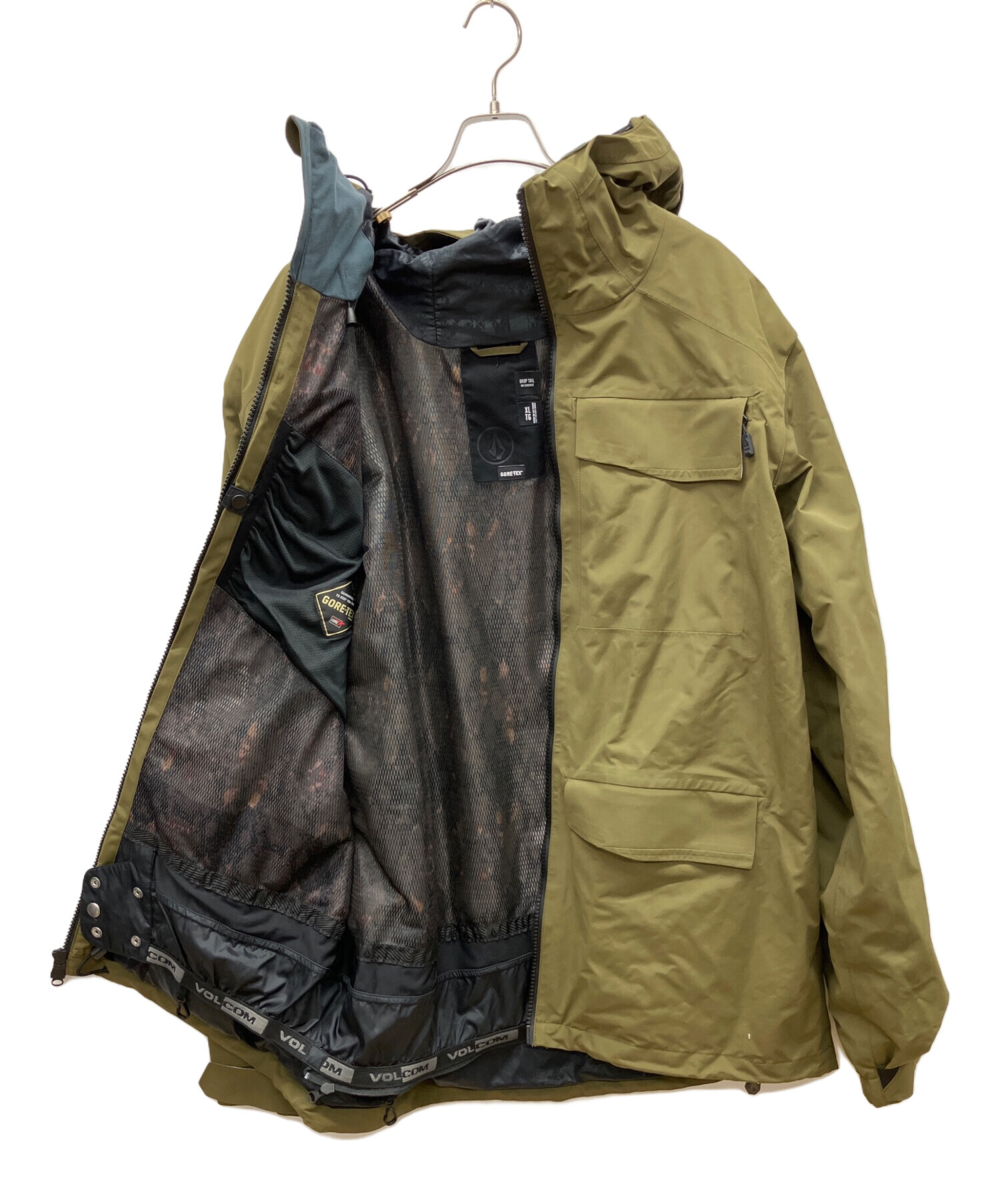 Volcom フード付きジャケット オリーブ Arthur 3L Jacket - Dark Olive - Men - Volcom EU – Volcom Europe
