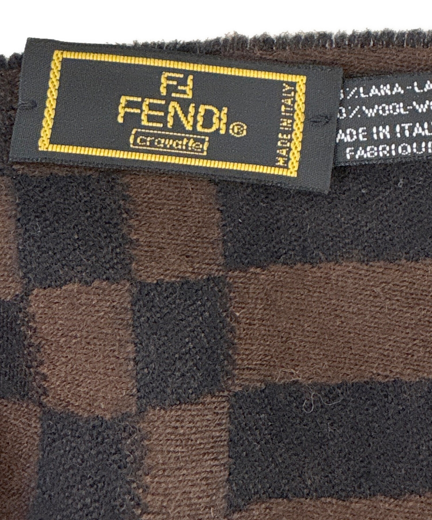 中古・古着通販】FENDI (フェンディ) マフラー ブラウン｜ブランド