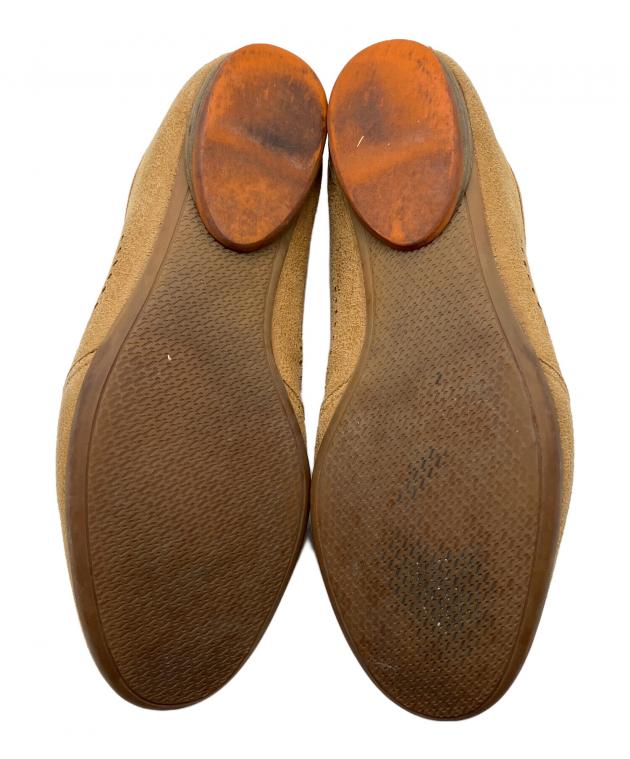 中古・古着通販】HERMES (エルメス) レザースニーカー ブラウン サイズ