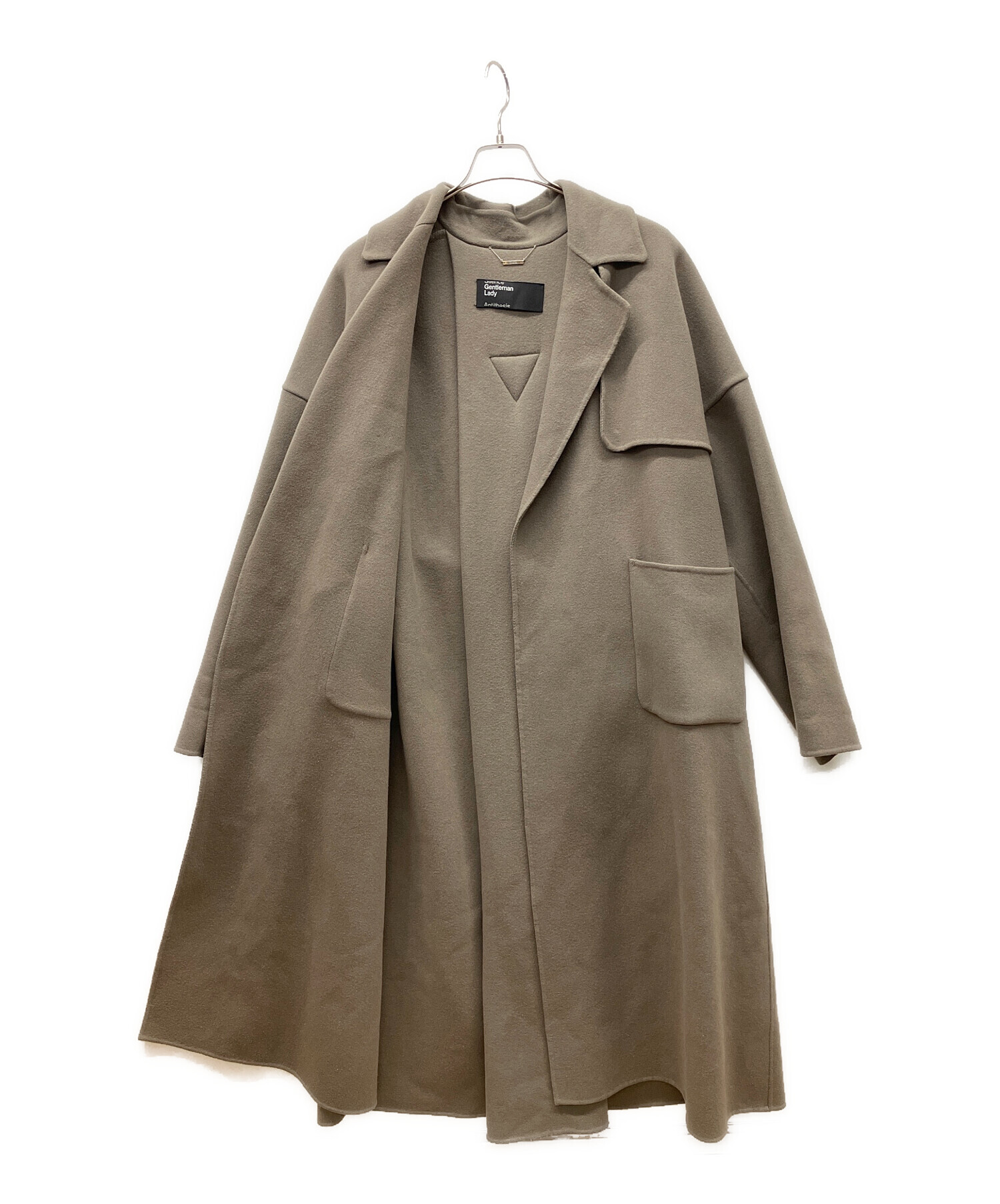 中古・古着通販】CHAOS (カオス) スーペリアダブルコート グレー