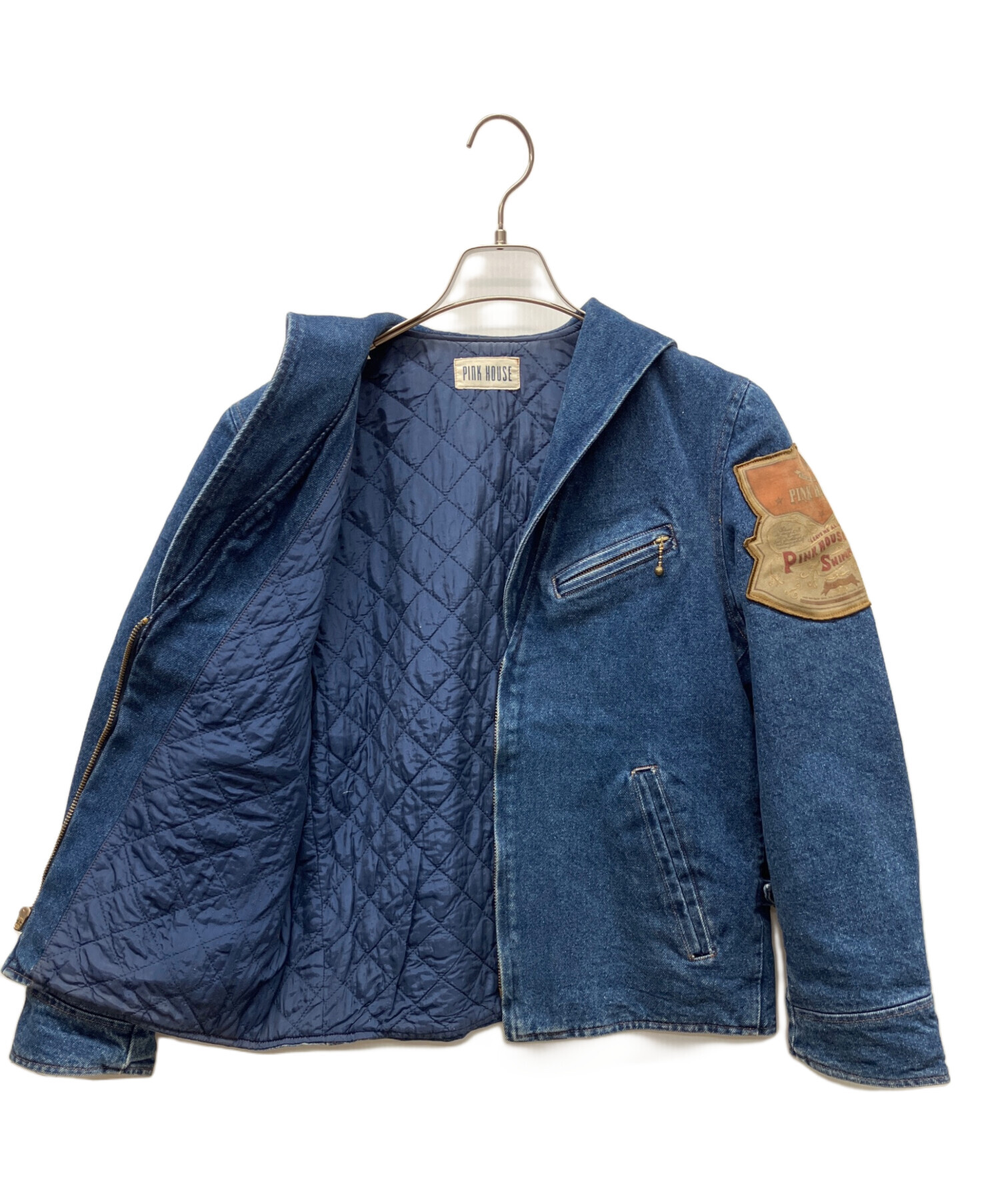 中古・古着通販】PINK HOUSE (ピンクハウス) デニム中綿ジャケット