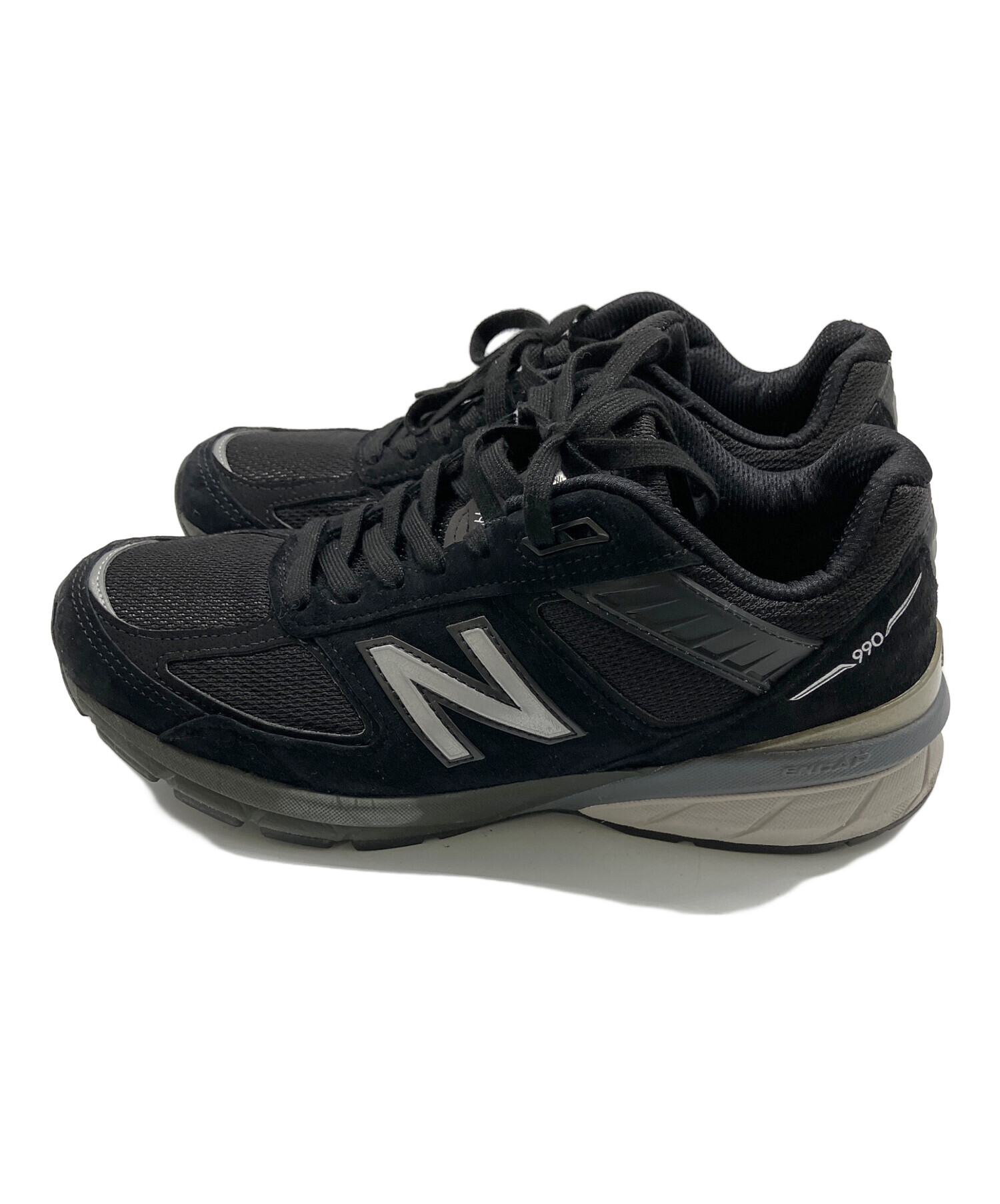 【中古】未使用品 ニューバランス NEW BALANCE M990BK5 スニーカー ローカット アメリカ製 タグ付き 27cm 黒 メンズ 中古・古着通販】NEW BALANCE (ニューバランス) スニーカー ブラック